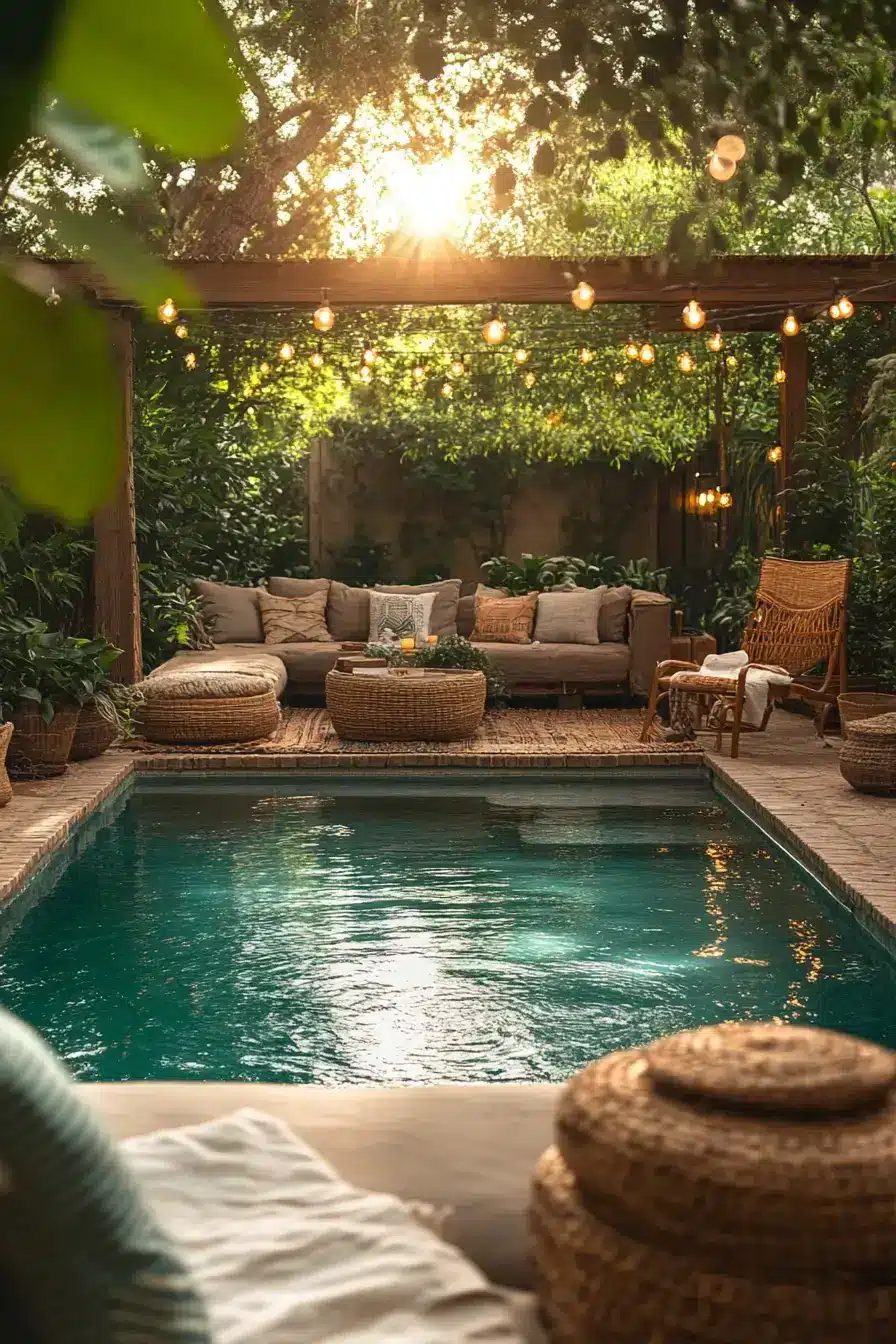 29 Backyard Pool Designs That Fit a Normal Lot 26