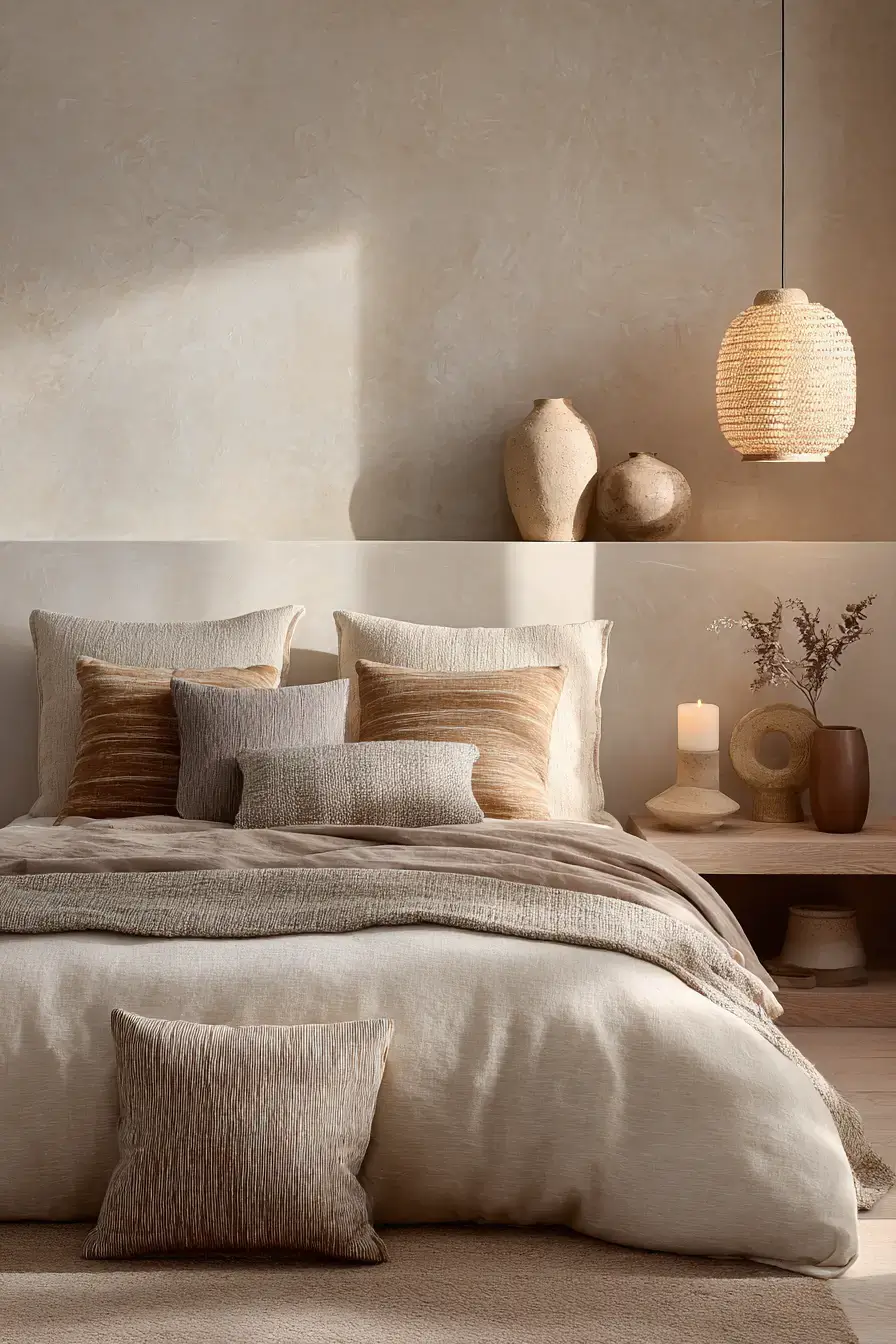 29 Warm Beige Bedroom Ideas for a Room That Calms You Down 26