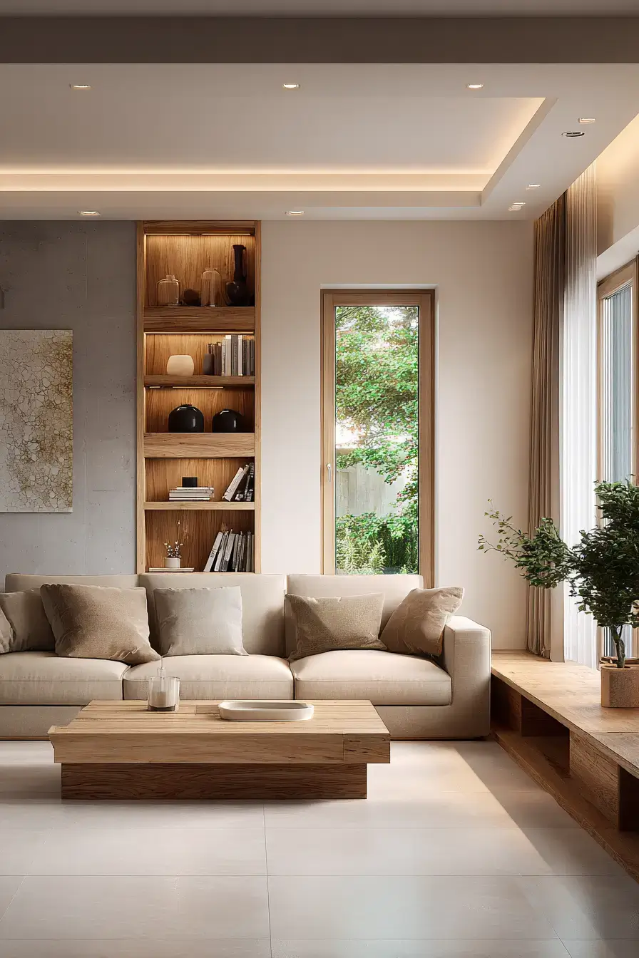 29 Warm Beige Living Room Ideas That Read Lived-In, Not Plain 26