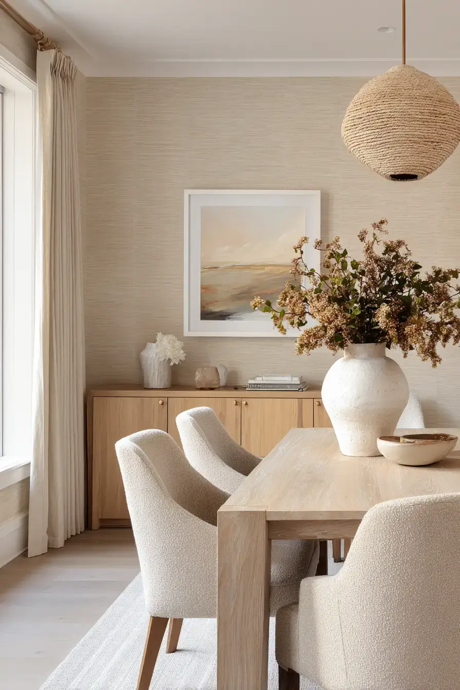 29 Warm Dining Room Ideas for a Table People Linger At 26