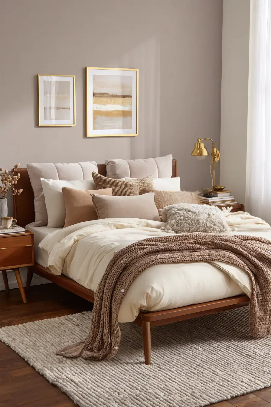 29 Warm Bedroom Aesthetic Ideas for a Room That Feels Held 26