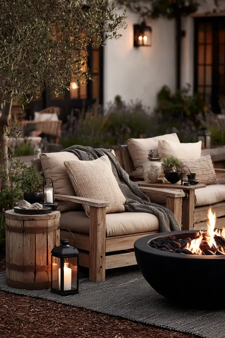 29 Fire Pit Ideas for a Backyard on a Budget That Still Feel Cozy 26