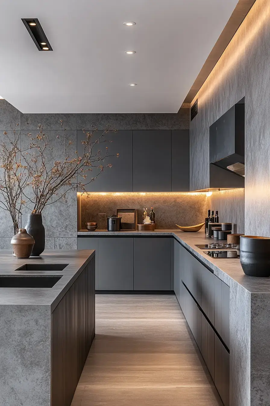 29 Aluminium Kitchen Cabinets Ideas for a Cool, Clean Look 26