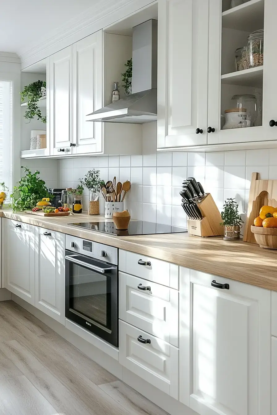 29 Farmhouse Kitchen With White Cabinets Ideas That Stay Honest 26