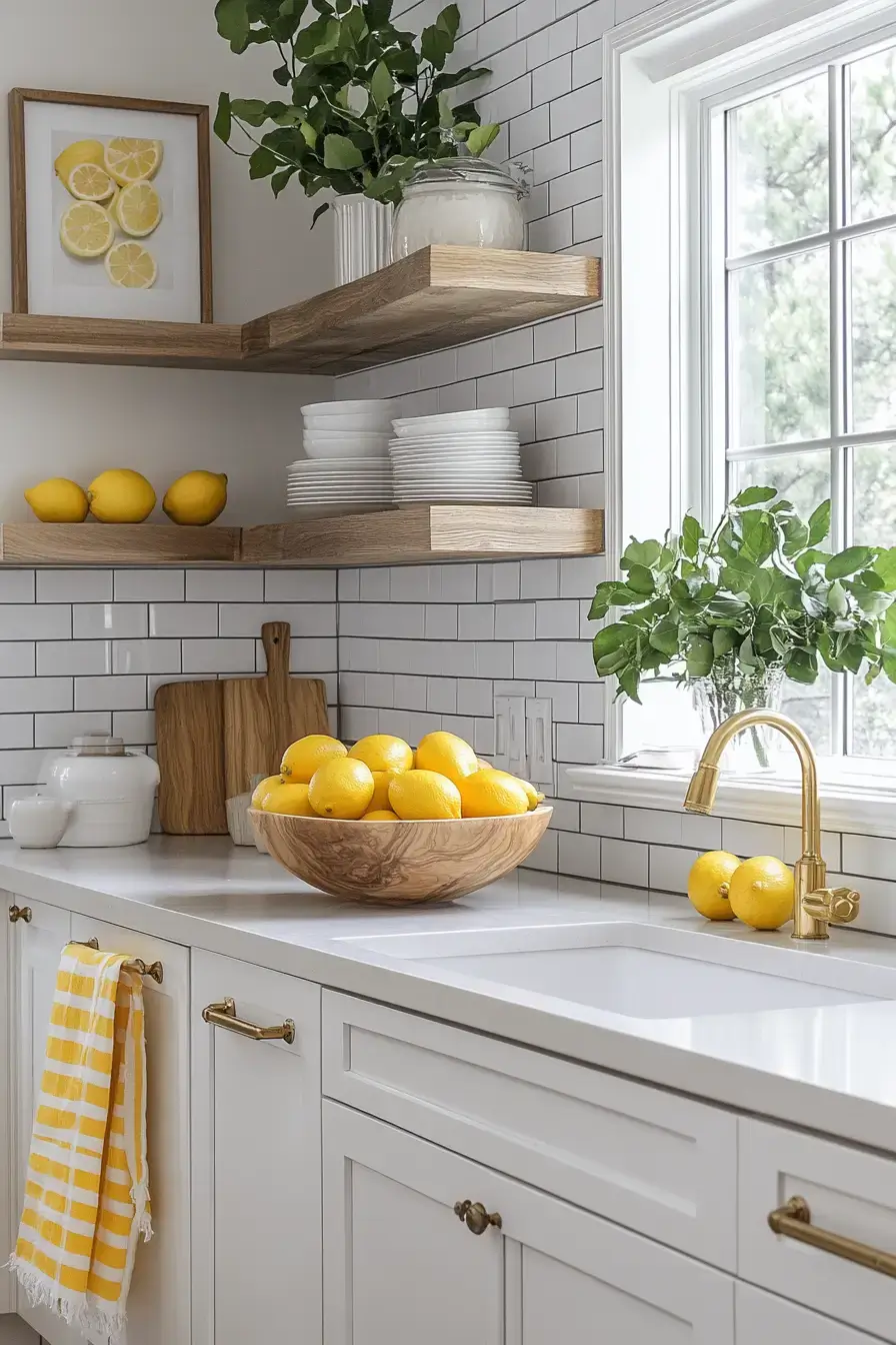 29 Lemon Themed Kitchen Ideas for a Bright, Cheerful Space 26