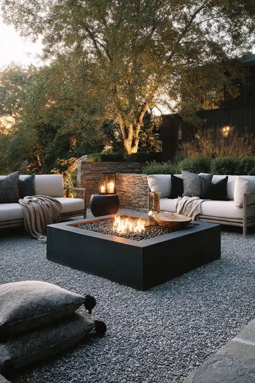 29 Fire Pit Ideas for a Backyard on a Budget That Still Feel Cozy 27