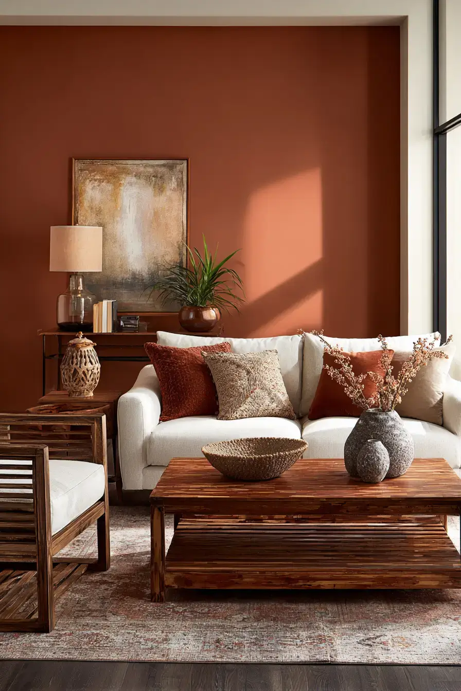 29 Warm Earthy Living Room Ideas Grounded in Real Materials 27