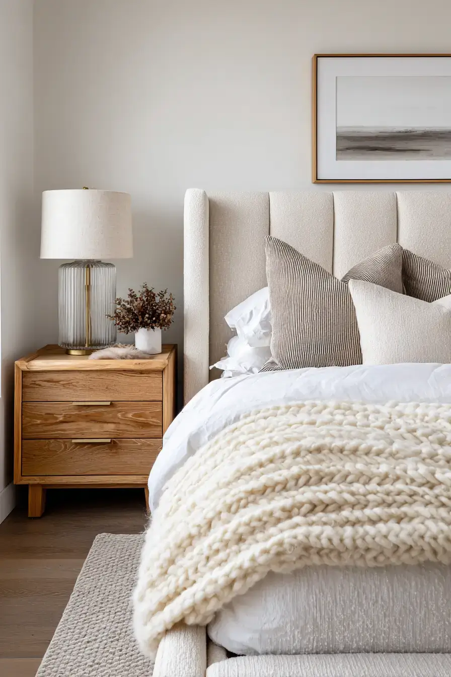 29 Warm Minimalist Bedroom Ideas That Still Feel Soft 27