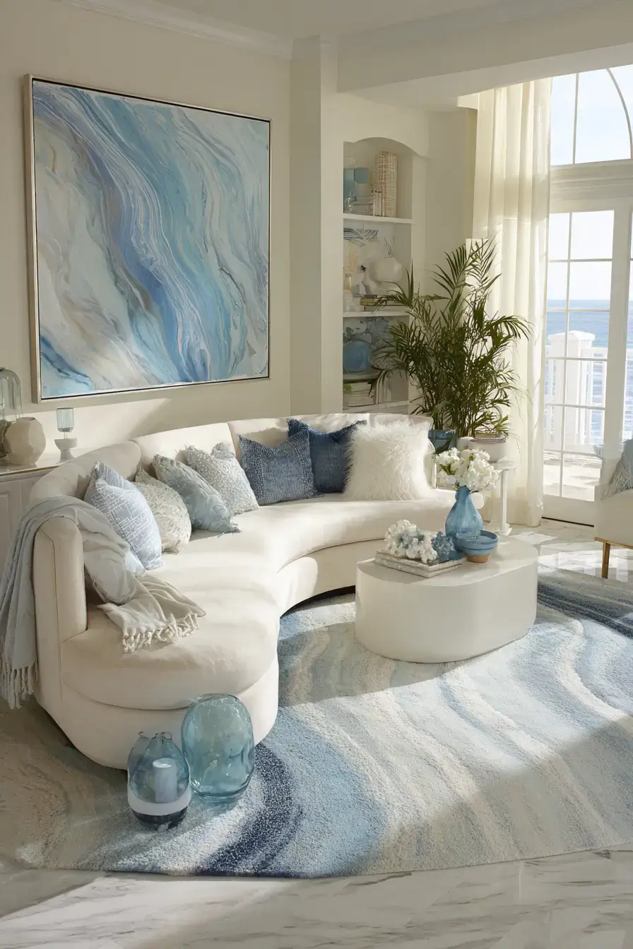 29 Beachy Living Room Ideas for an Open, Airy Space 27