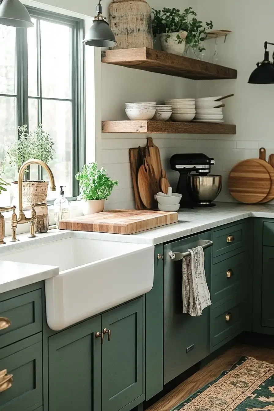 29 Colored Kitchen Cabinets Ideas That Actually Age Well 27