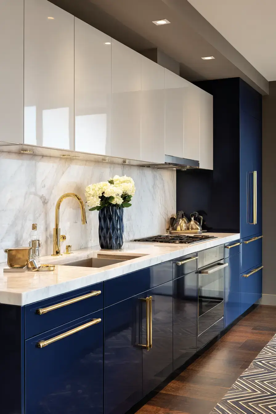 29 Aluminium Kitchen Cabinets Ideas for a Cool, Clean Look 27