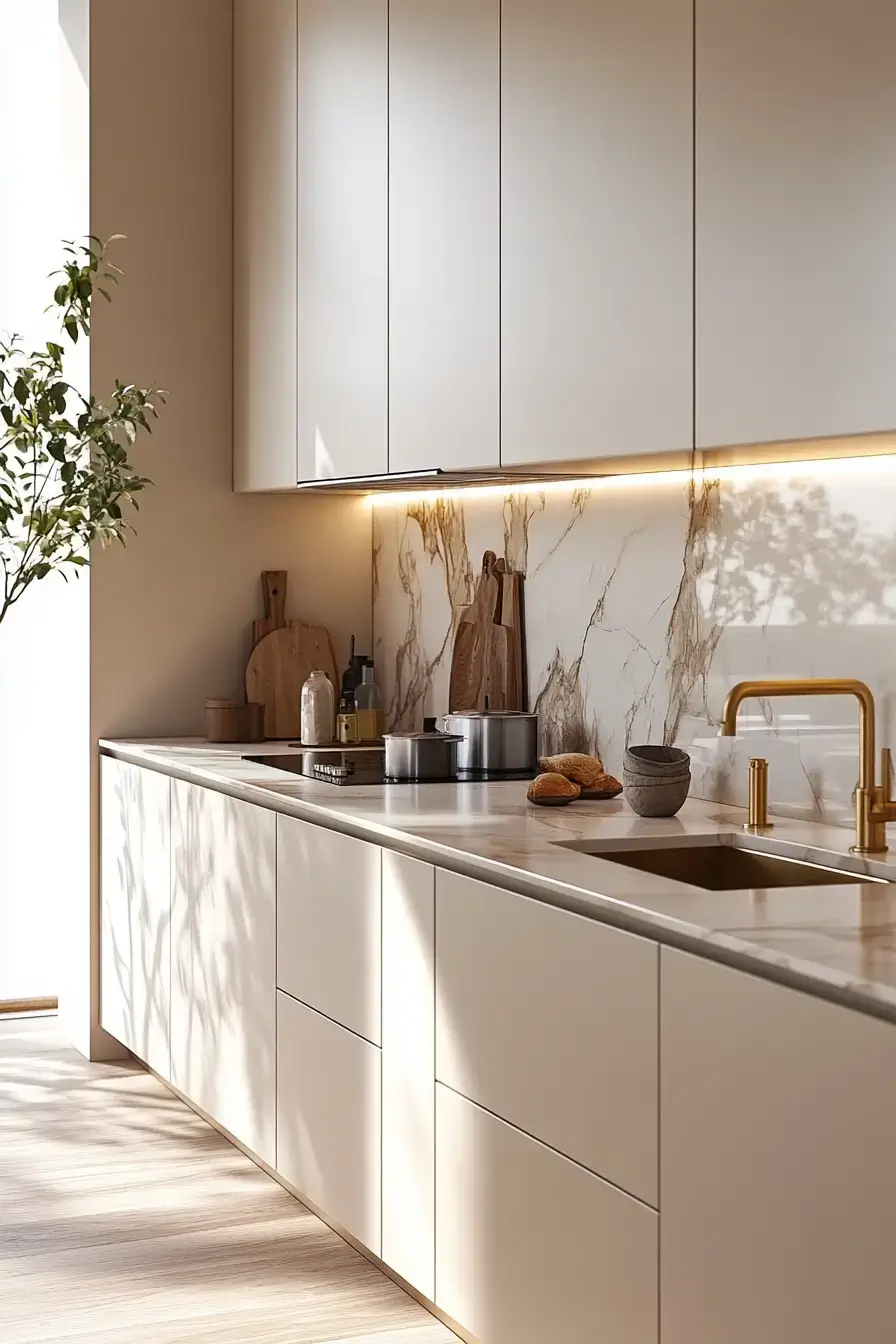 29 Handleless Cabinets Ideas for a Kitchen With No Visible Pulls 27