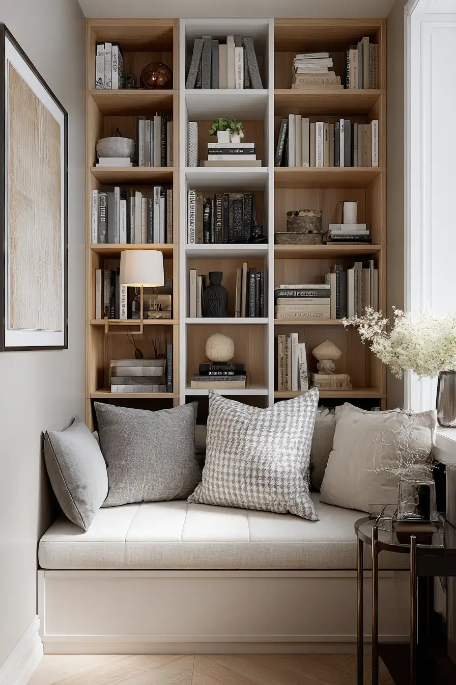 29 Bookshelves for Small Spaces That Hold More Than They Look Like 27