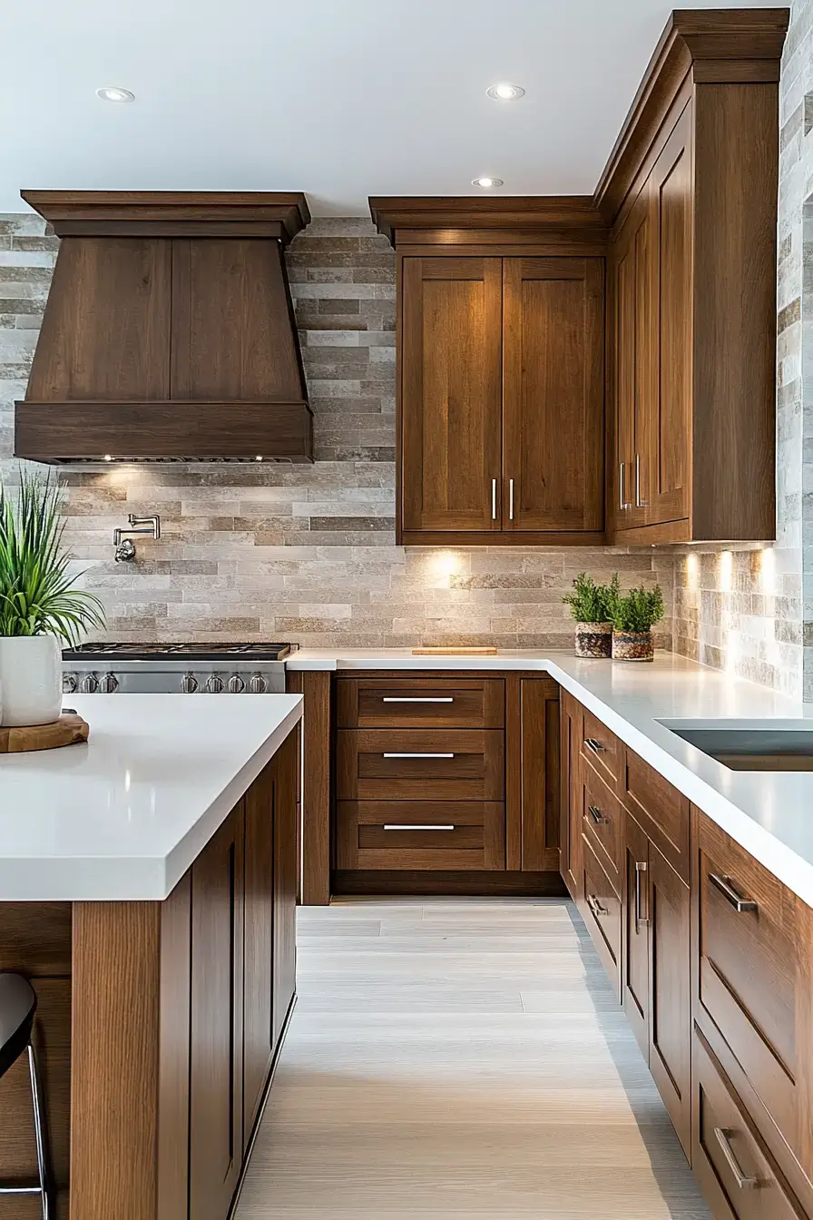 29 Stained Kitchen Cabinets Ideas That Show the Real Wood 28