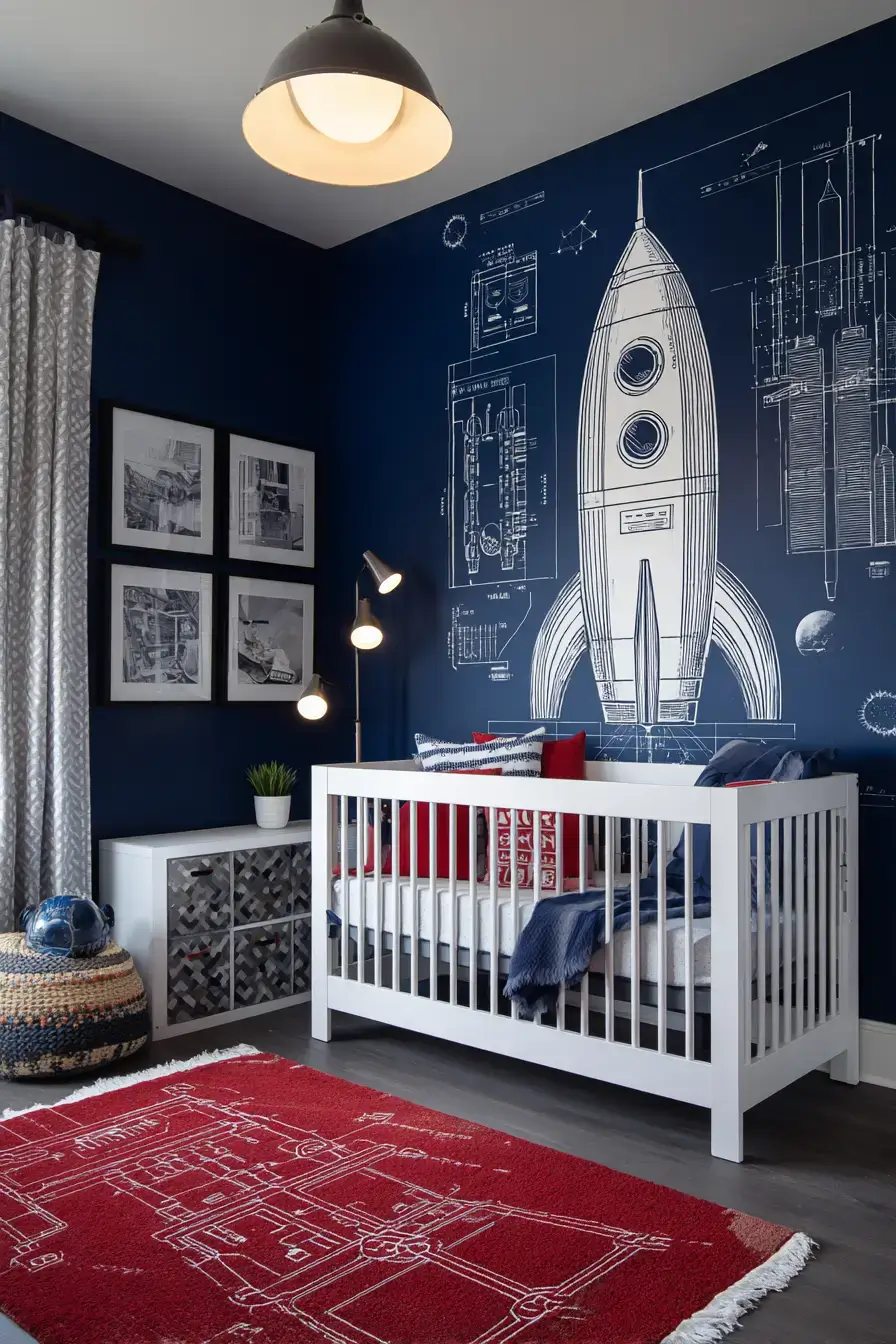 29 Space Themed Nursery Ideas a Little One Will Stargaze Over 28