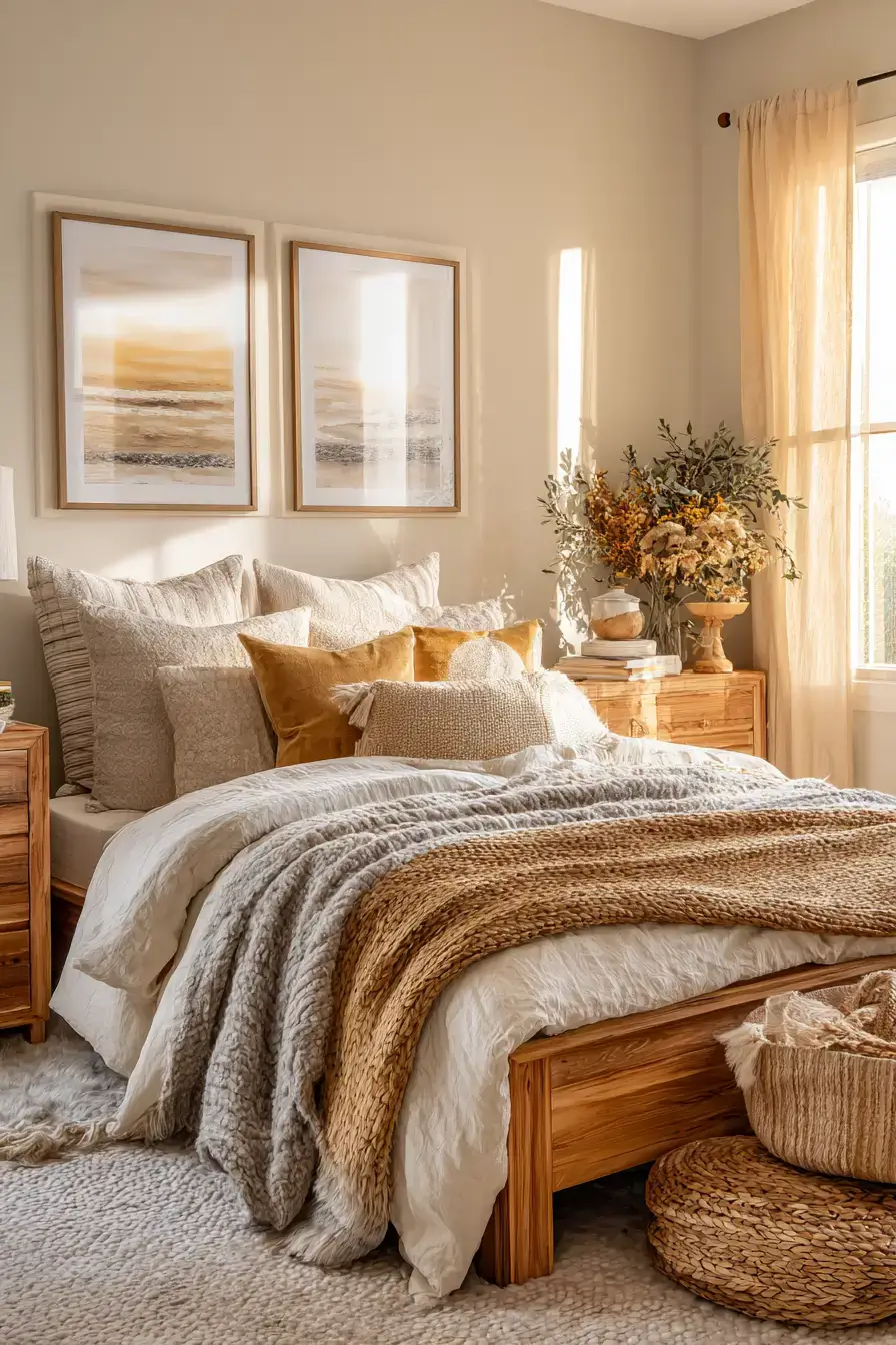 29 Warm Neutral Bedroom Ideas That Never Go Flat 28