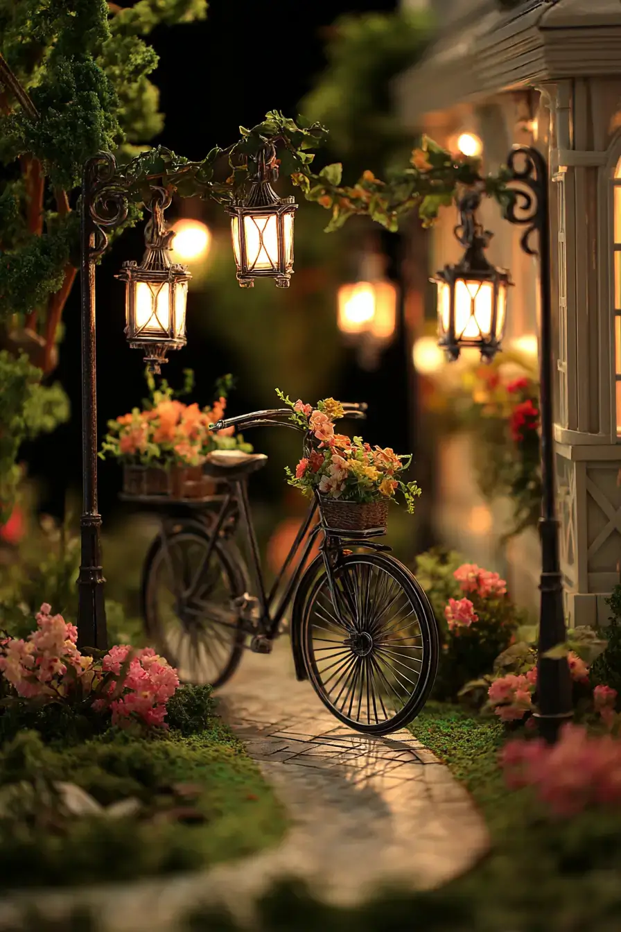 29 Bicycle Yard Decor Ideas for a Front Garden With Character 28