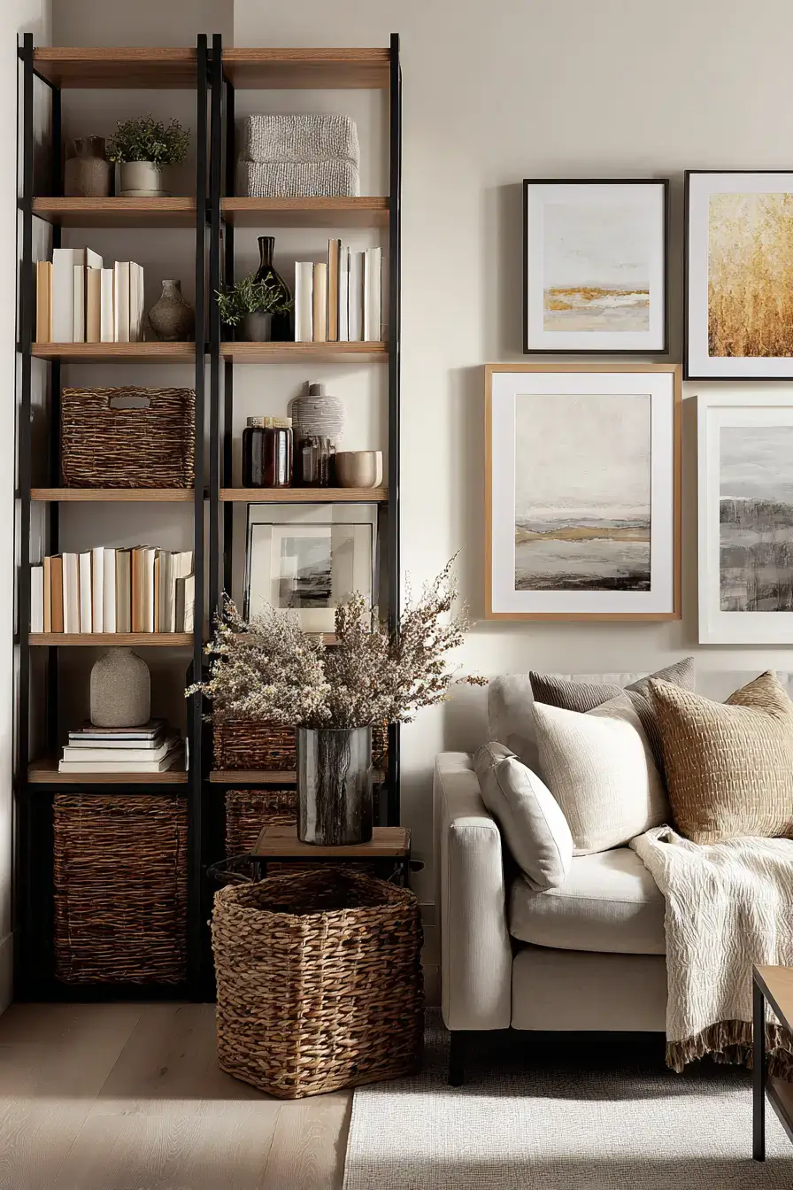 29 Bookshelves for Small Spaces That Hold More Than They Look Like 28