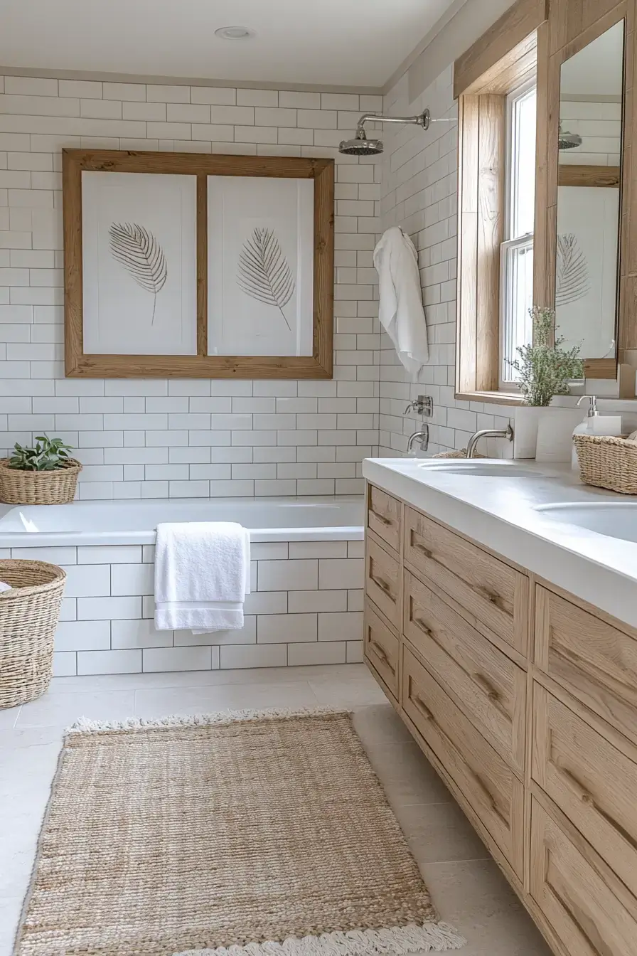 29 Beachy Bathroom Ideas That Feel Like a Cottage 28