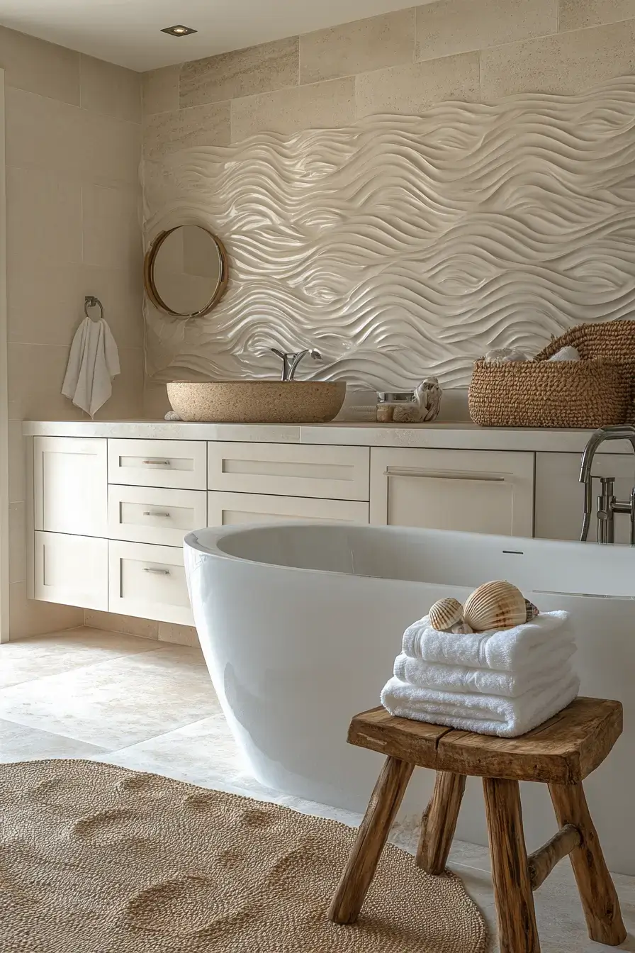 29 Ocean Themed Bathroom Ideas That Bring the Shore Indoors 28