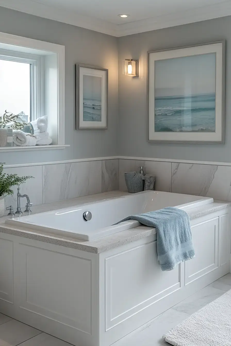 29 Beachy Bathroom Ideas That Feel Like a Cottage 29