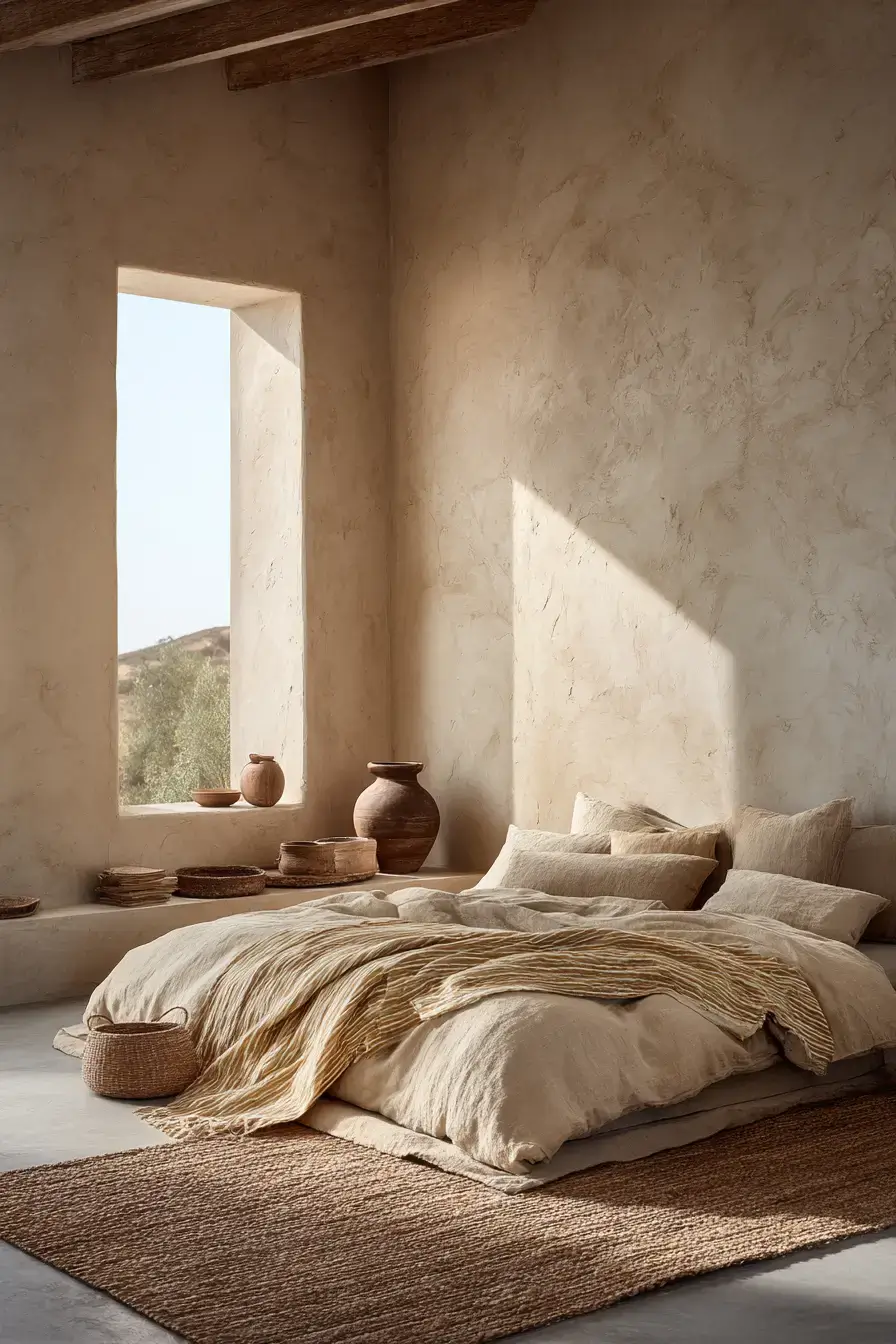 29 Warm Minimalist Bedroom Ideas That Still Feel Soft 29