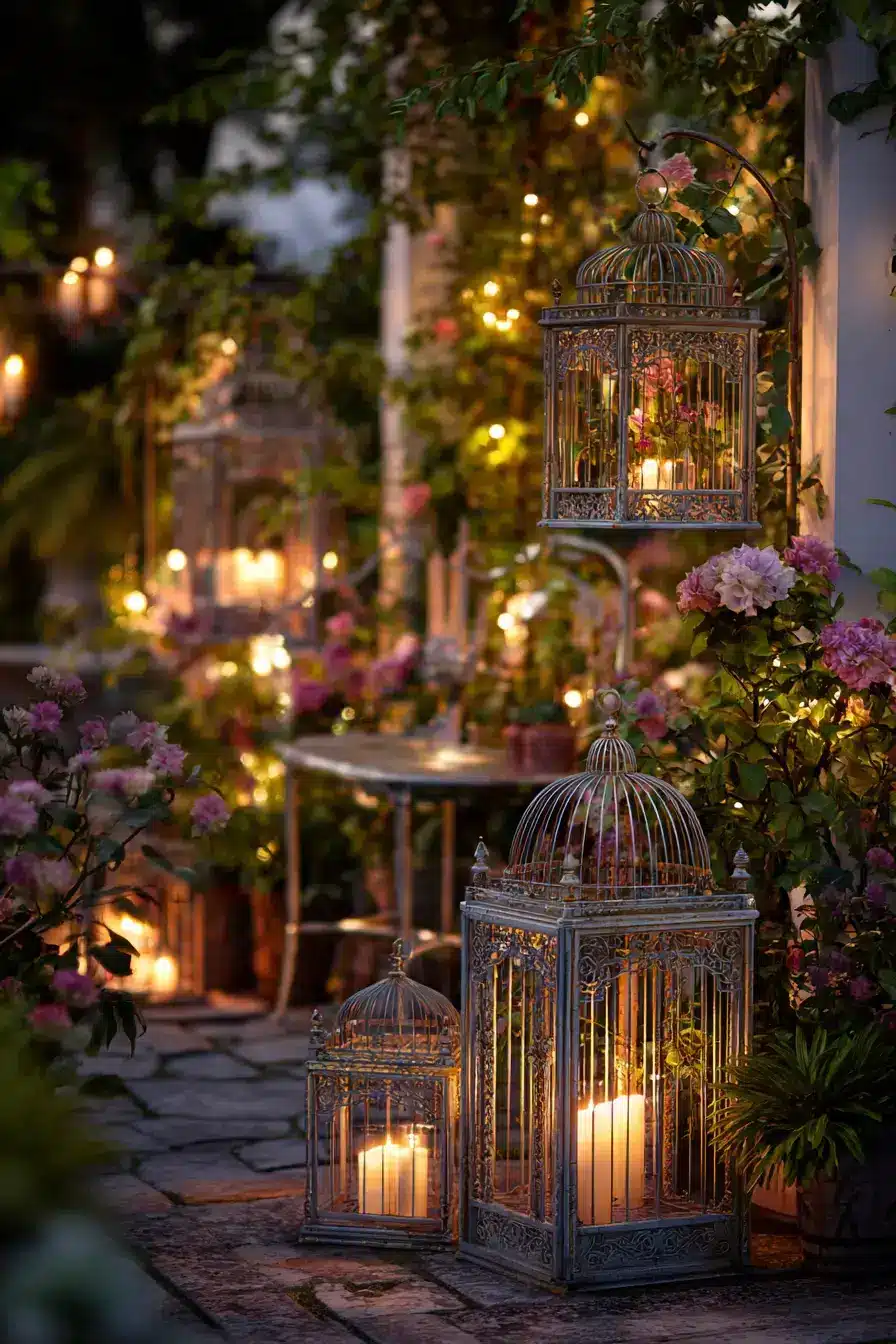 29 Vintage Birdcage Decor Ideas for a Cottage Corner 29