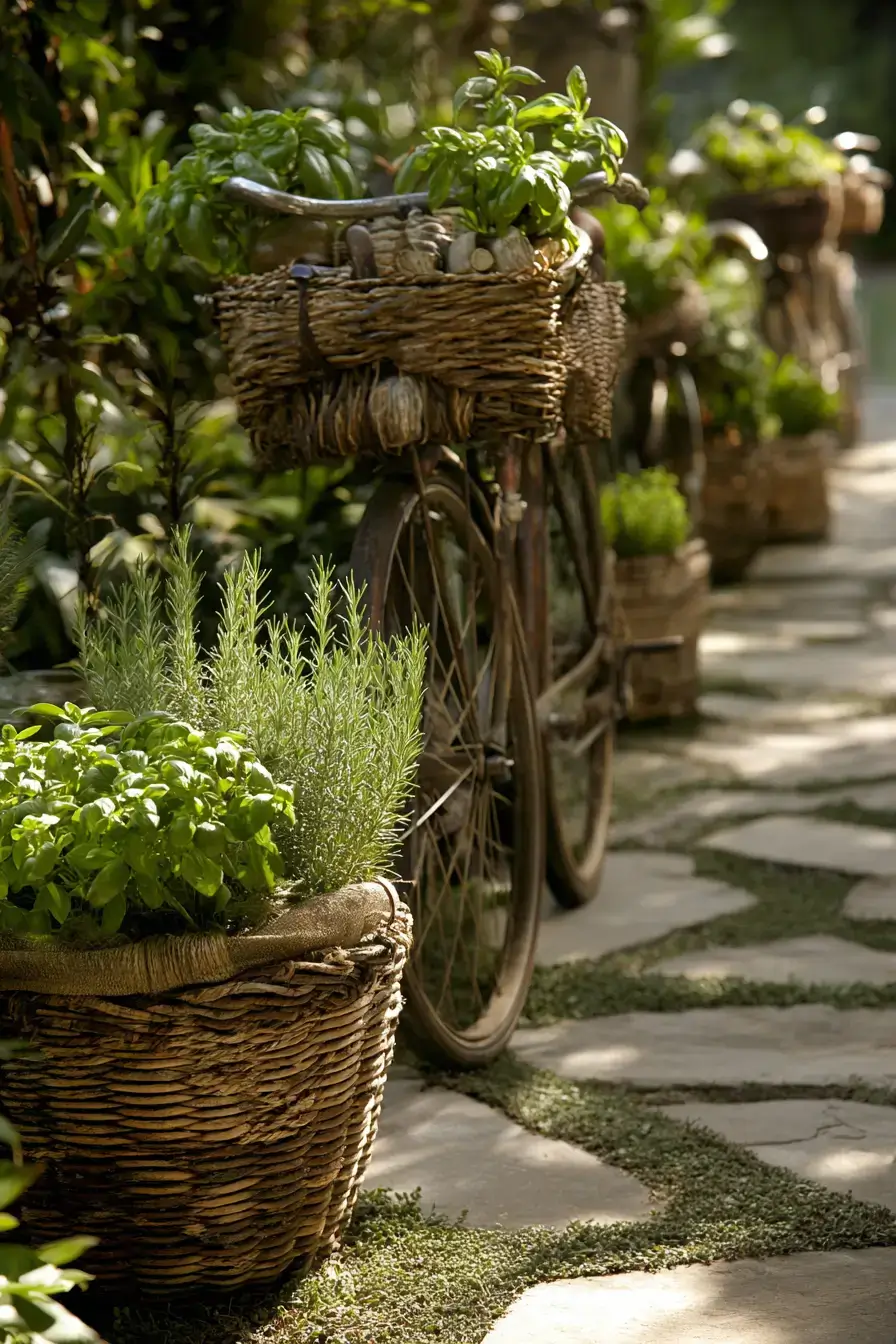29 Bicycle Yard Decor Ideas for a Front Garden With Character 29