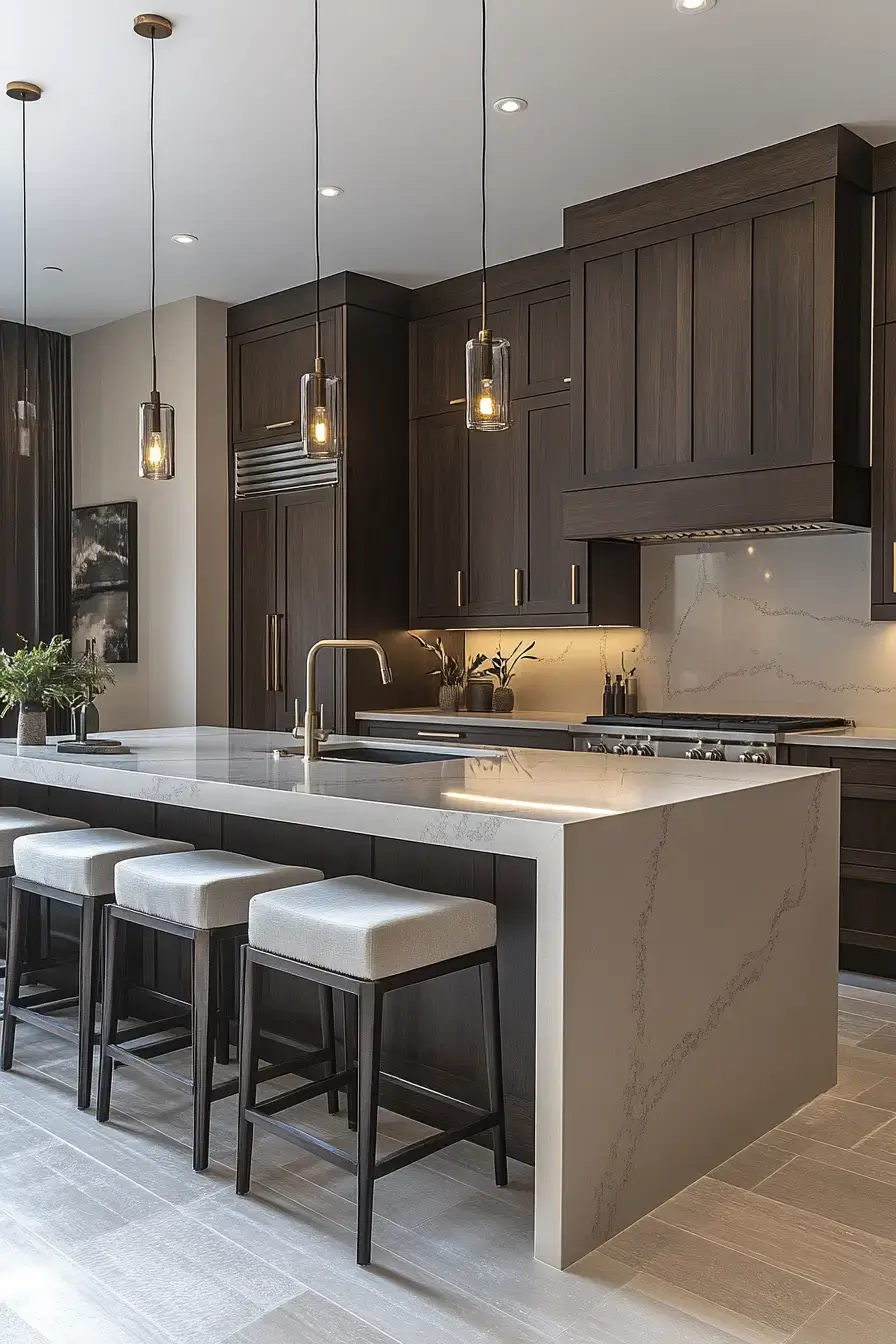 29 Stained Kitchen Cabinets Ideas That Show the Real Wood 29