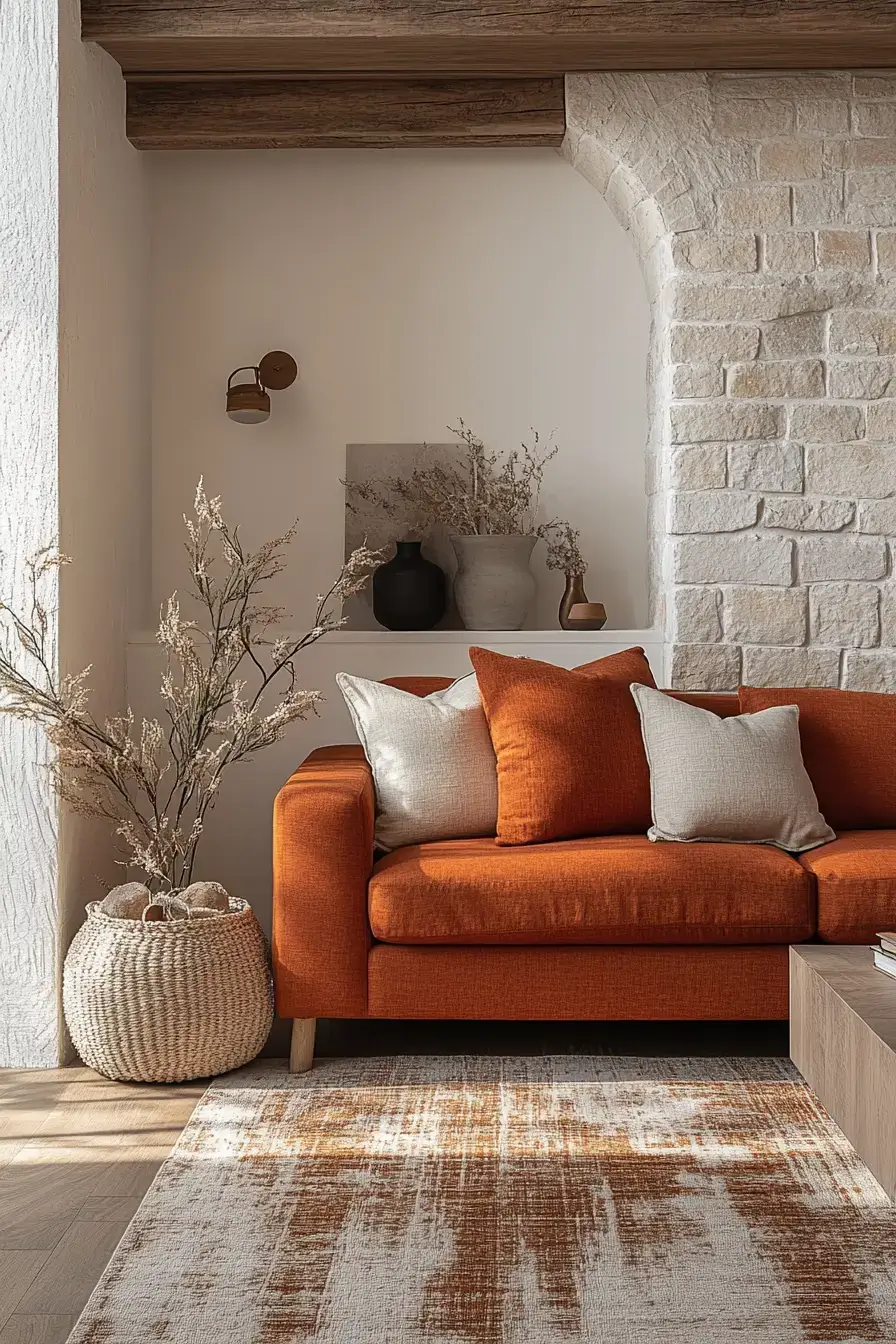 29 Warm Rustic Living Room Ideas with a Real Fireplace Feel 29
