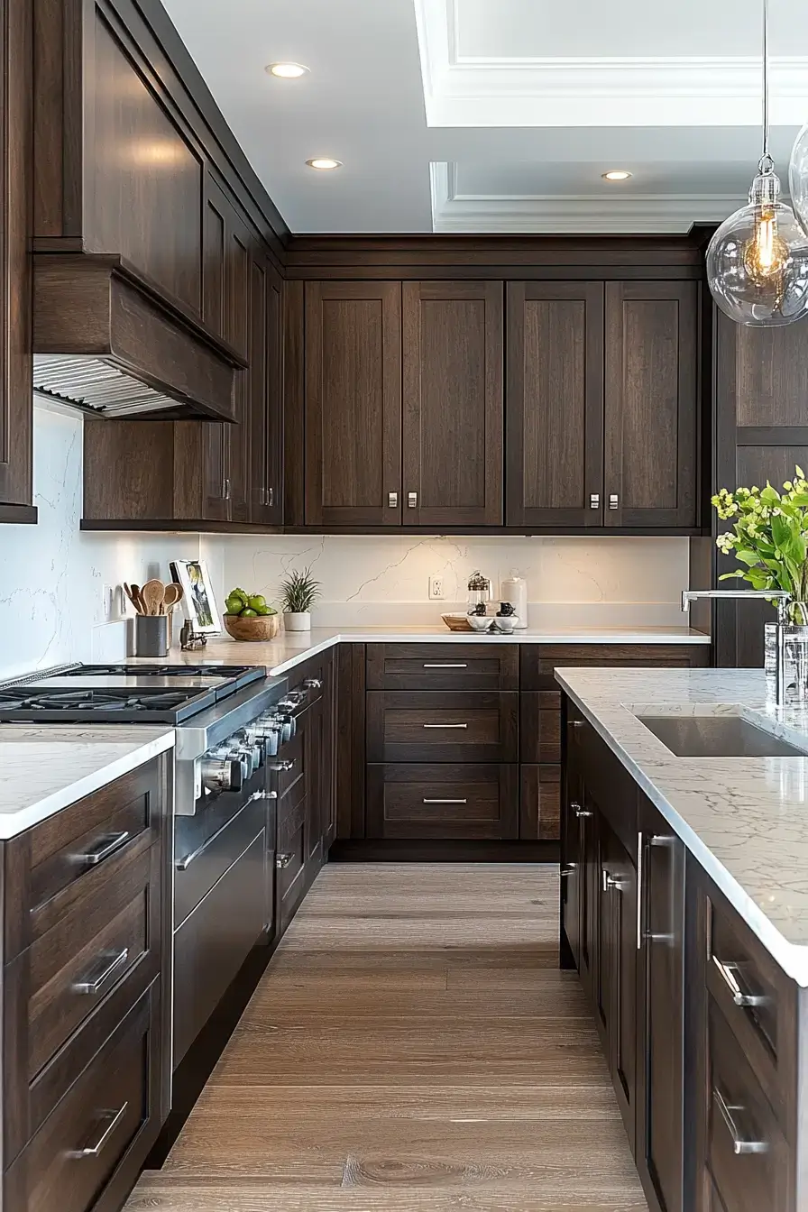 29 Stained Kitchen Cabinets Ideas That Show the Real Wood 3