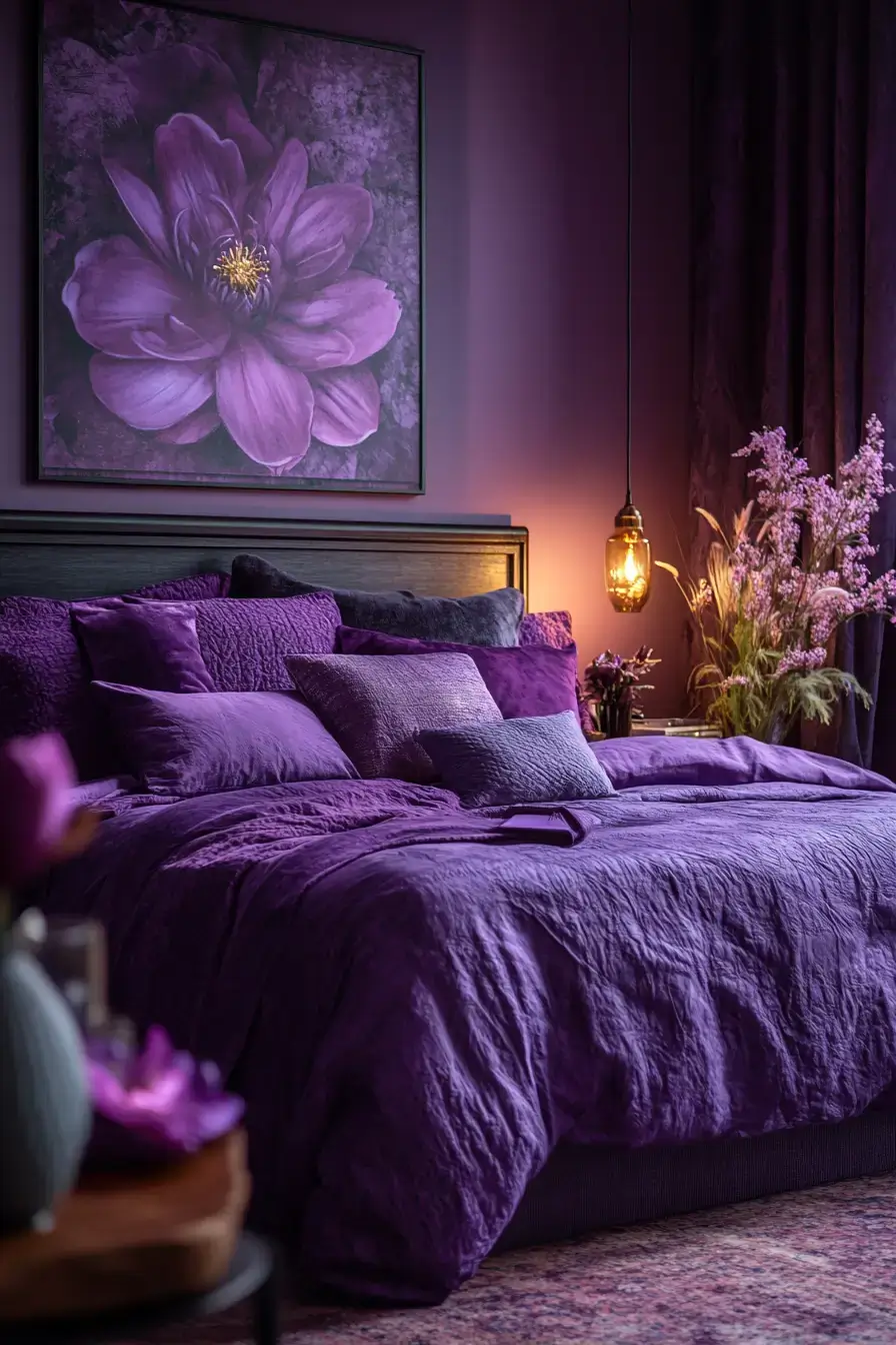 29 Purple Room Decor Ideas for a Space That Feels Grown-Up 3