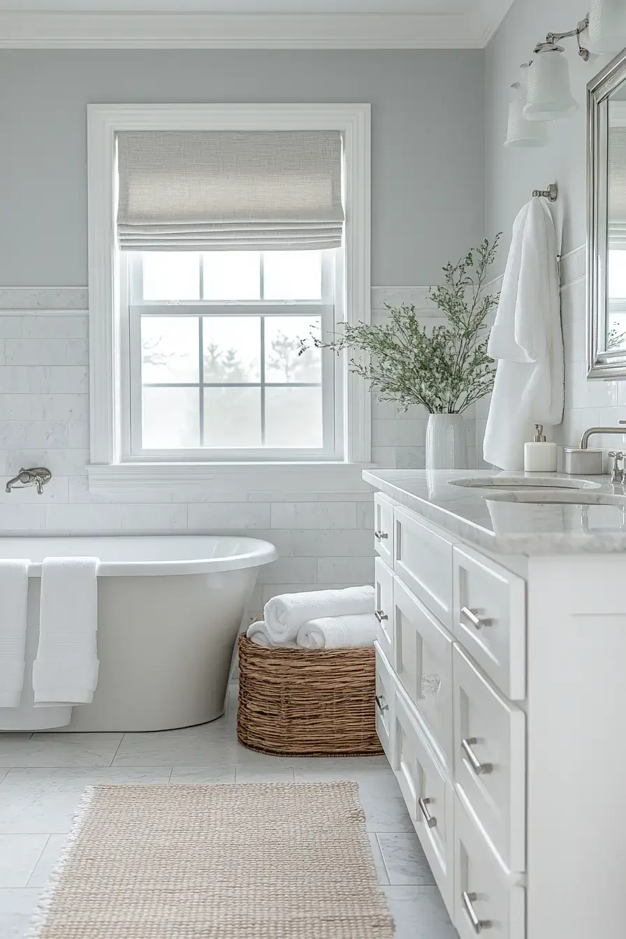 29 Beachy Bathroom Ideas That Feel Like a Cottage 3