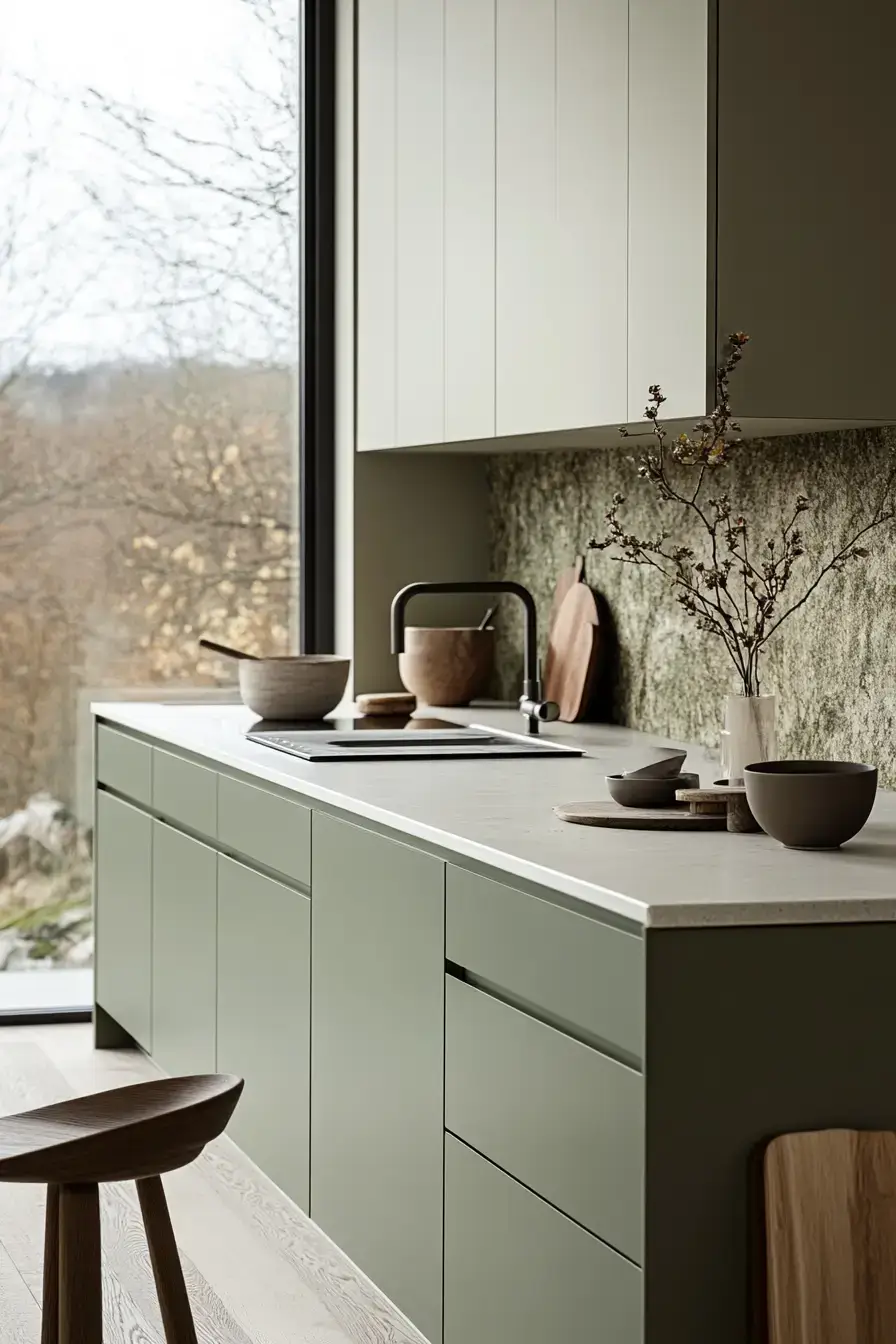 29 Sage Kitchen Cabinets Ideas for a Calm, Real Kitchen 3