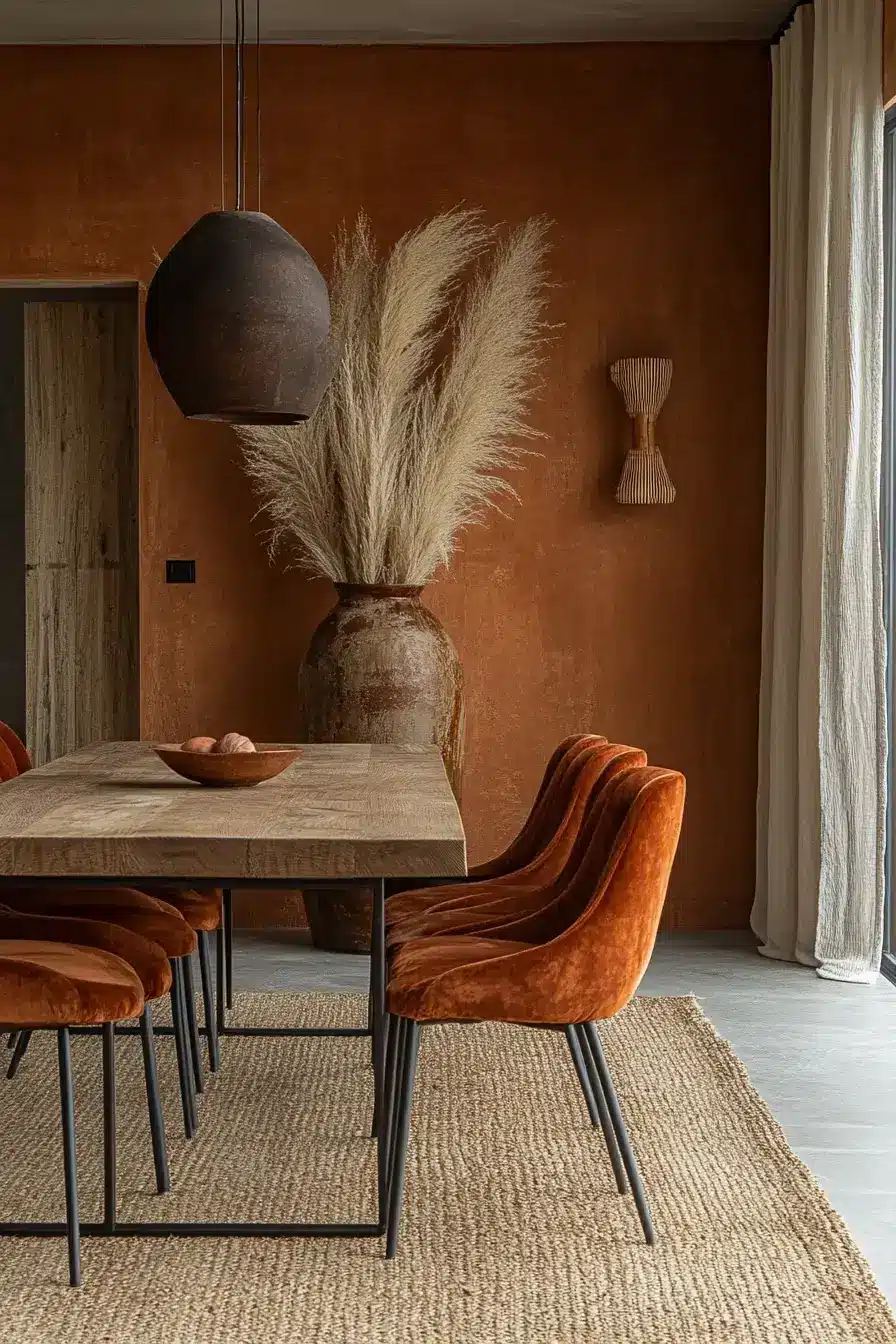 29 Warm Dining Room Ideas for a Table People Linger At 3