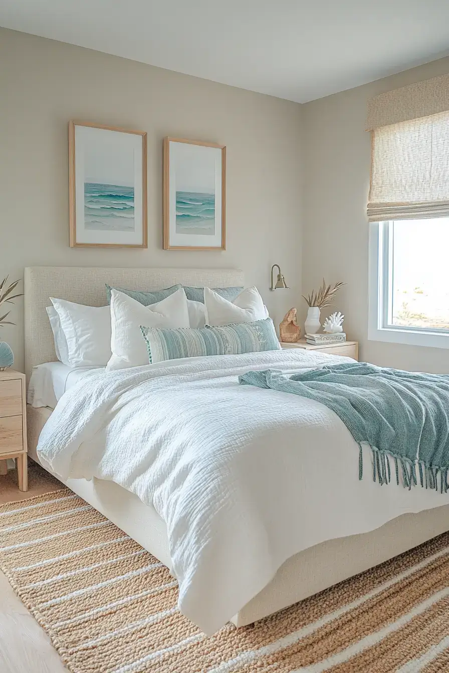 29 Beach Theme Bedroom Ideas for a Room That Feels Like a Cottage 3