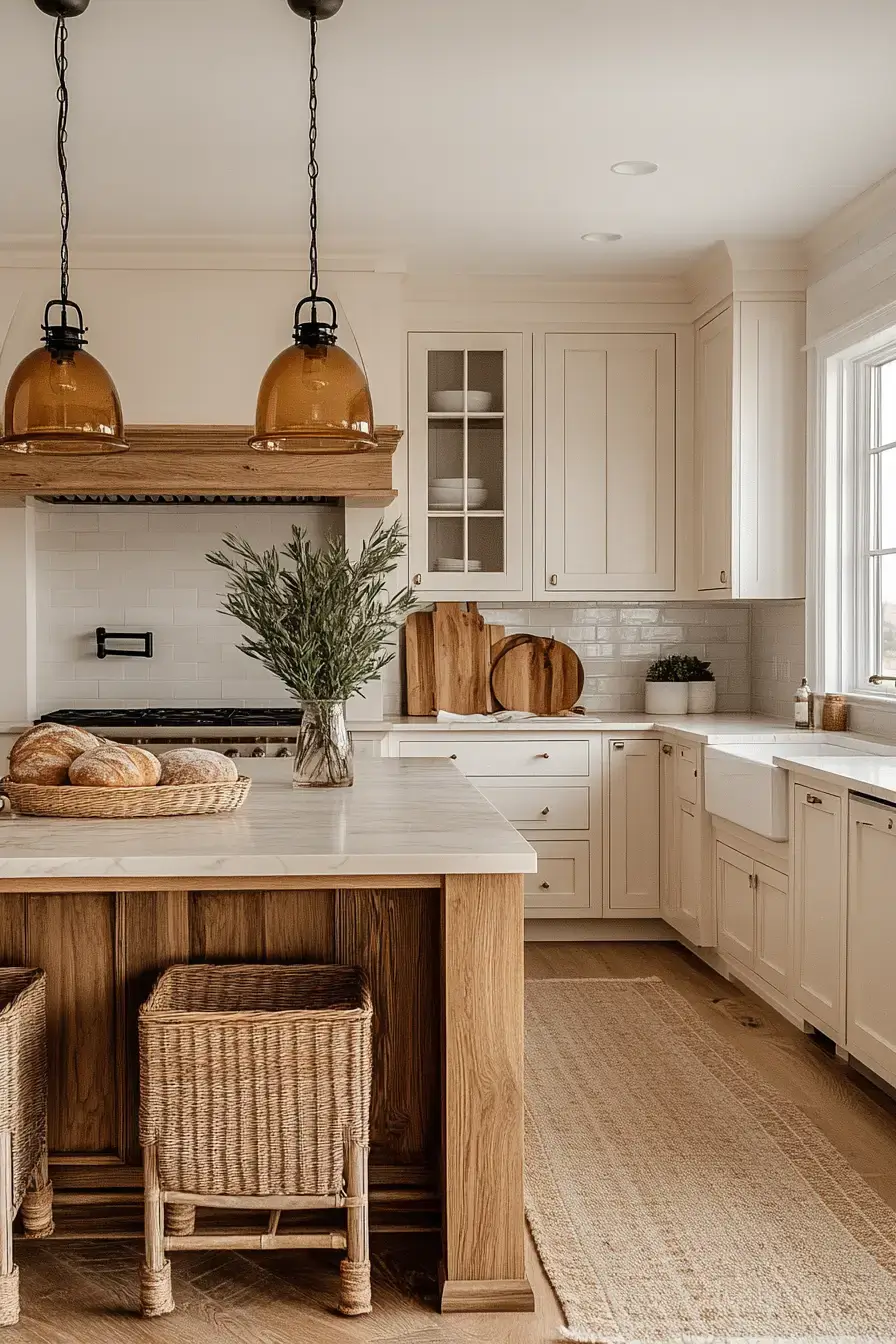 29 Warm Cozy Kitchen Ideas for Slow Mornings and Good Smells 4