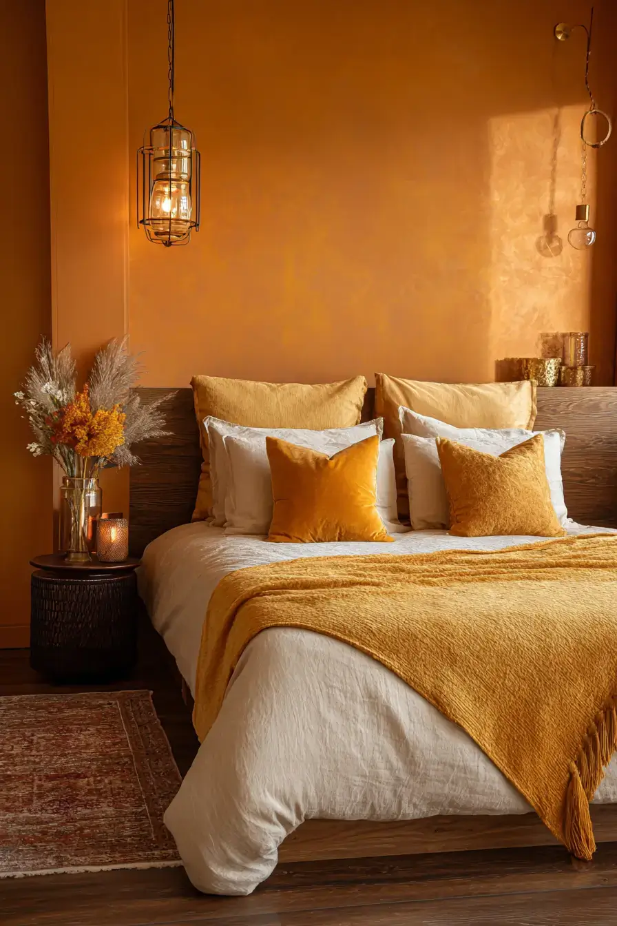 29 Warm Bedroom Ideas That Make the Cold Mornings Easier 4