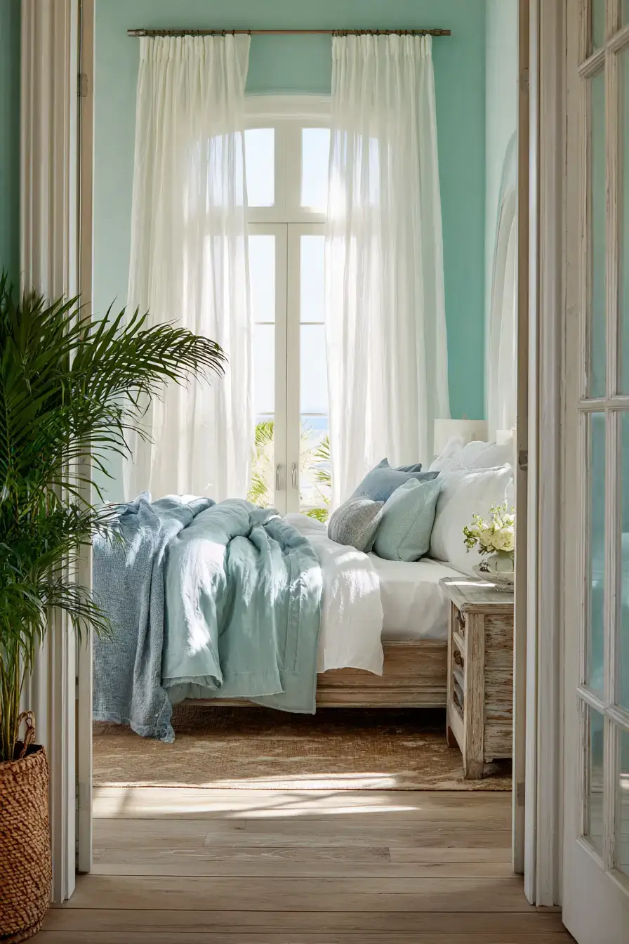 29 Beachy Bedroom Ideas for a Room That Breathes 4