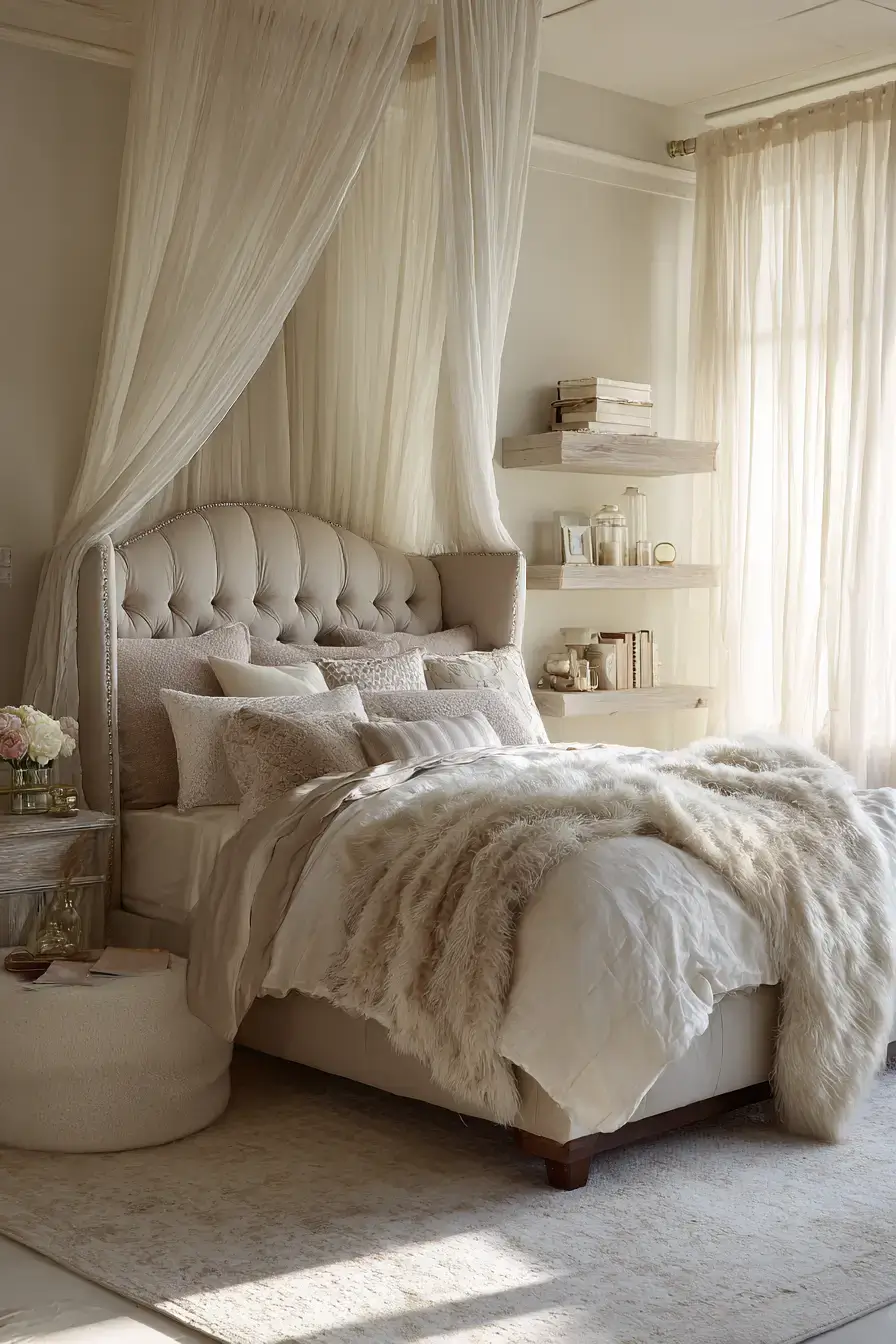 29 Warm Beige Bedroom Ideas for a Room That Calms You Down 4