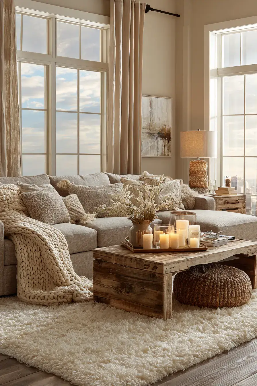 29 Warm Beige Living Room Ideas That Read Lived-In, Not Plain 4