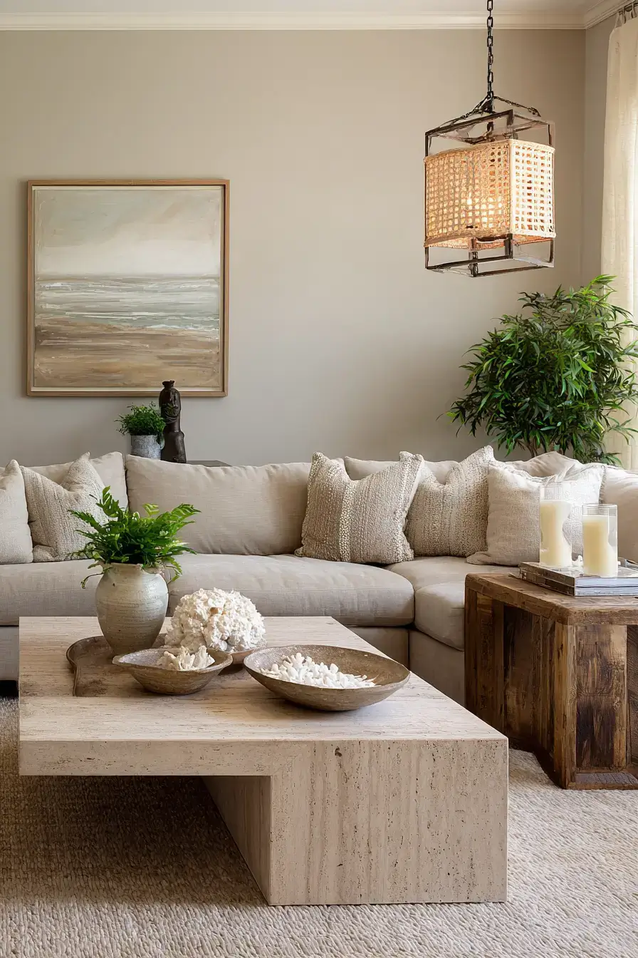 29 Beachy Living Room Ideas for an Open, Airy Space 4