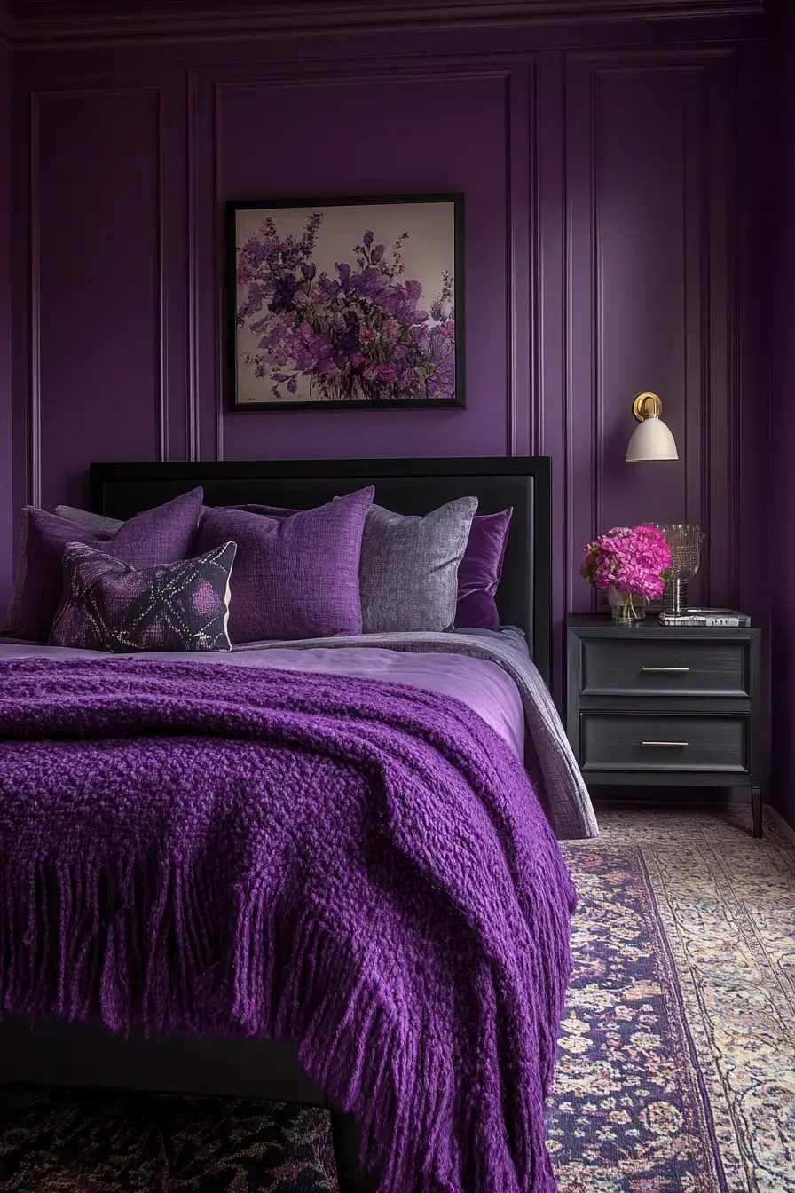 29 Purple Room Decor Ideas for a Space That Feels Grown-Up 4