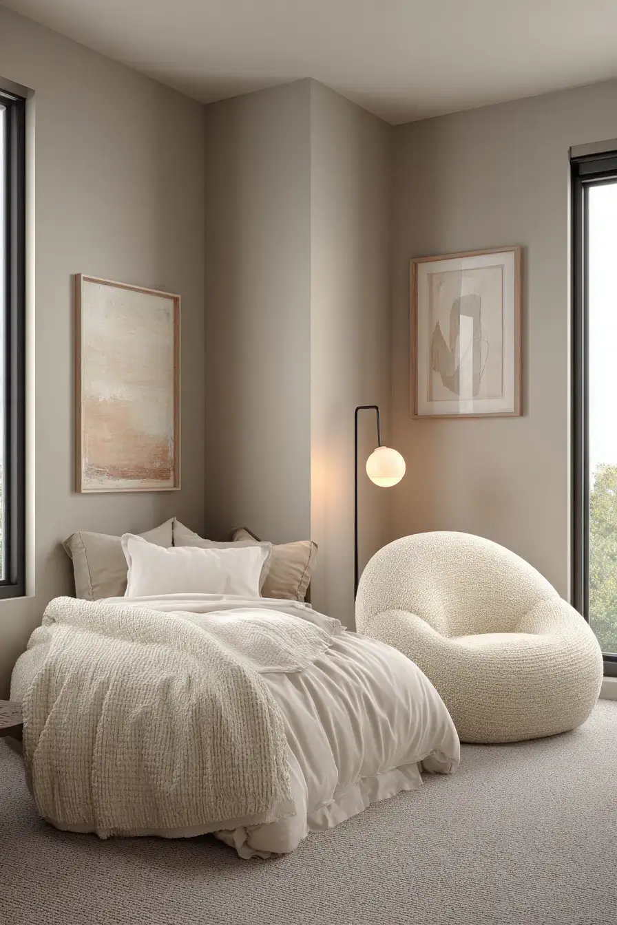 29 Warm Minimalist Bedroom Ideas That Still Feel Soft 4