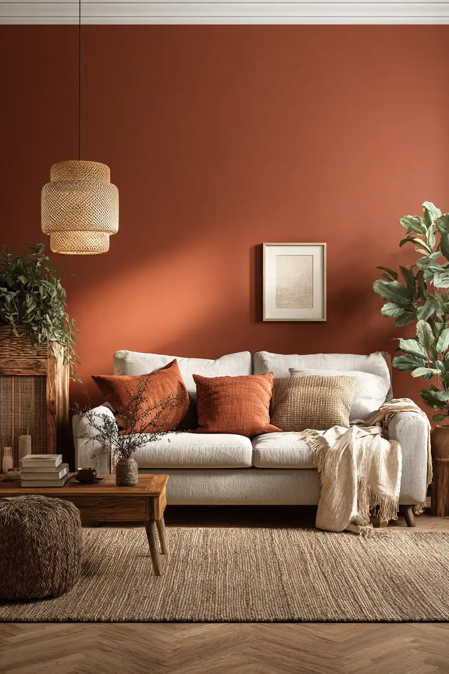 29 Warm Earthy Living Room Ideas Grounded in Real Materials 4