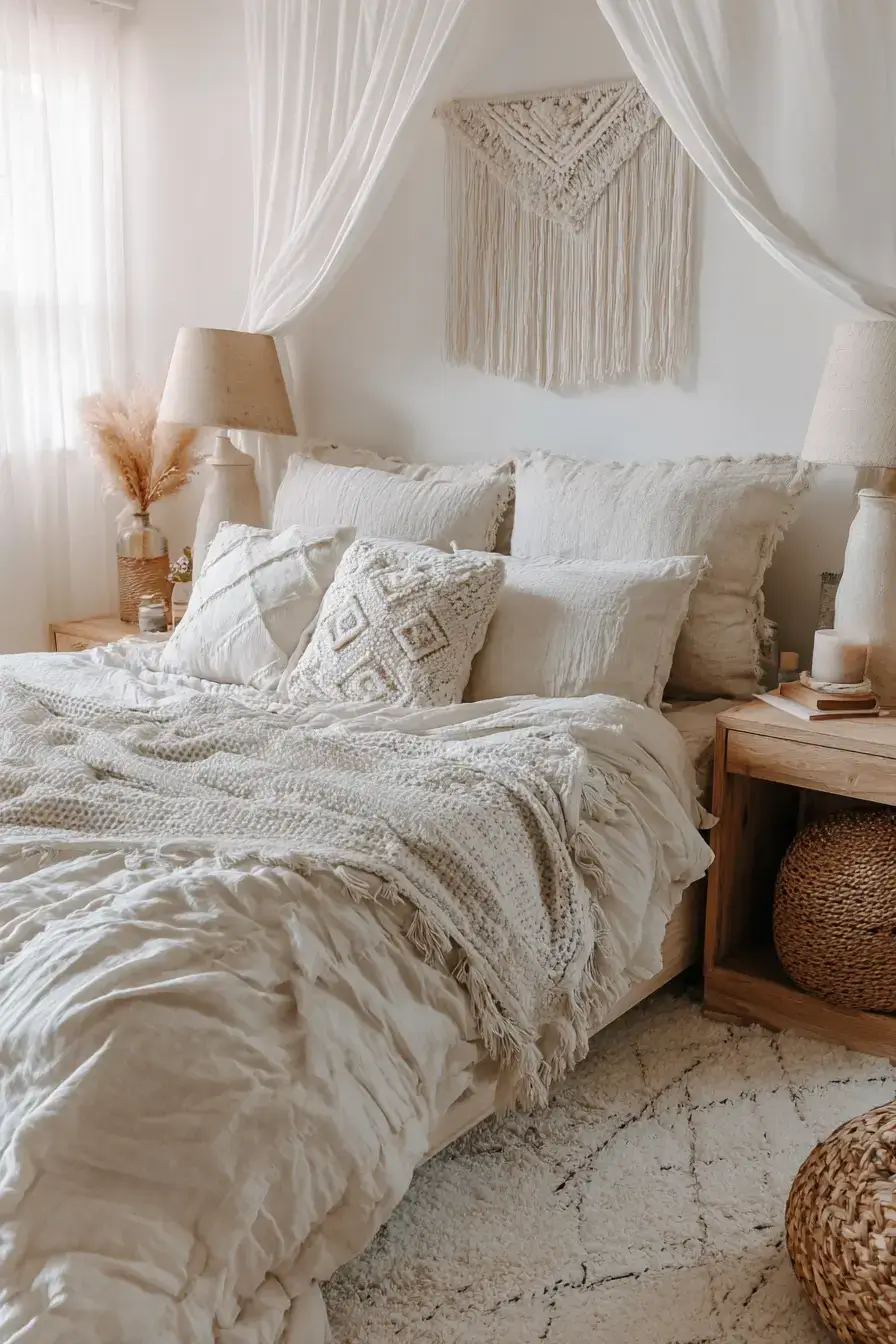 29 Beachy Boho Bedroom Ideas That Skip the Clichés 4