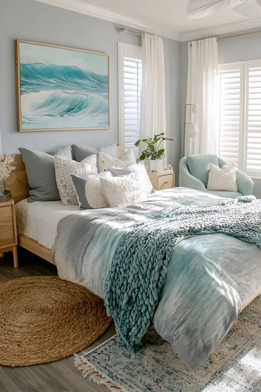 29 Beach Theme Bedroom Ideas for a Room That Feels Like a Cottage 4