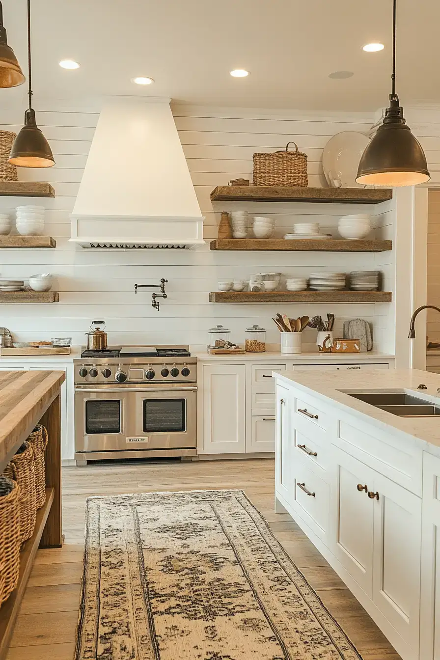 29 Farmhouse Kitchen With White Cabinets Ideas That Stay Honest 4