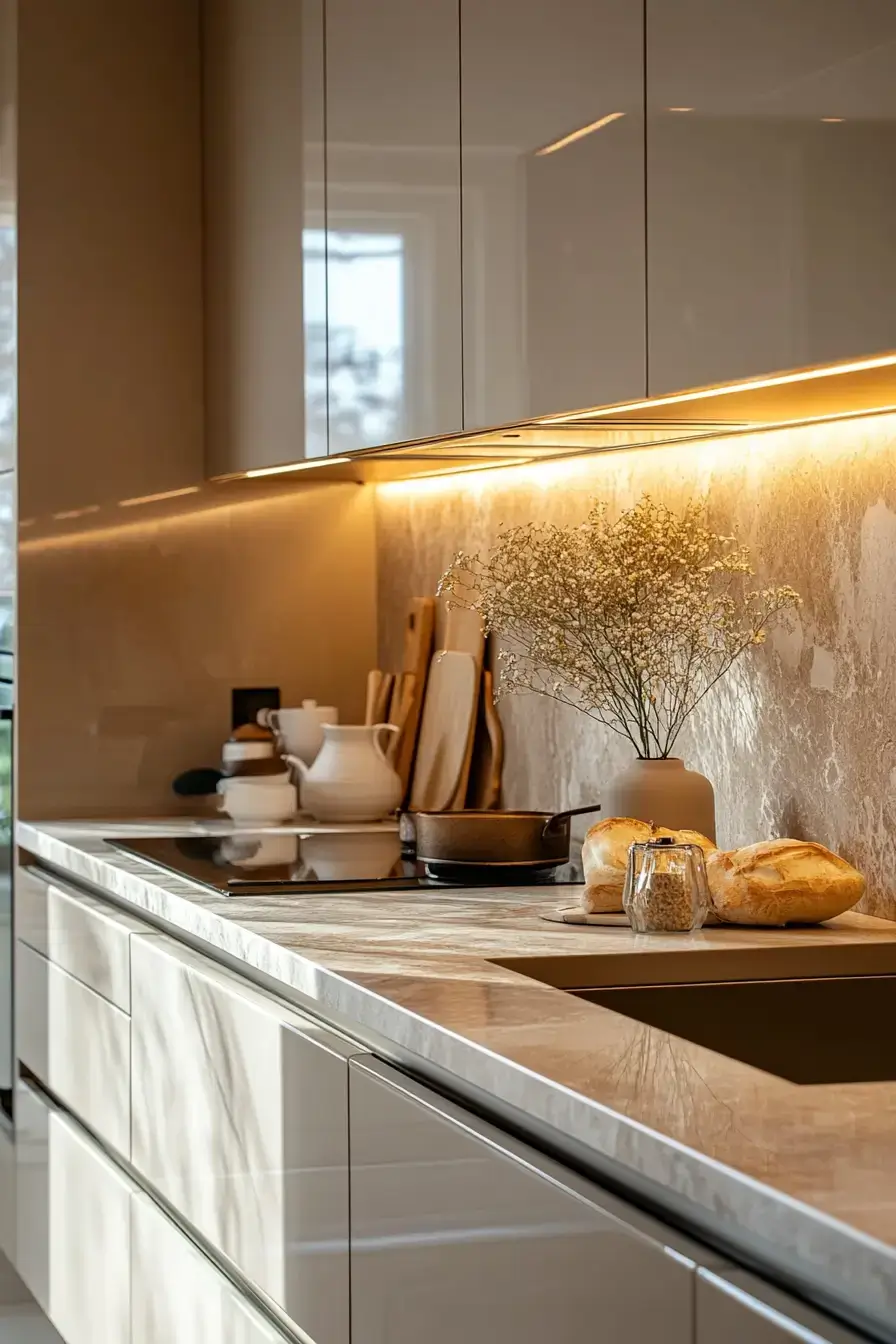 29 Handleless Cabinets Ideas for a Kitchen With No Visible Pulls 5