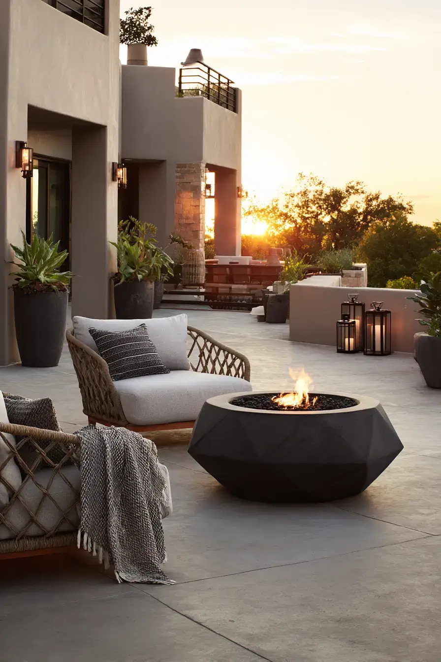 29 Fire Pit Ideas for a Backyard on a Budget That Still Feel Cozy 5